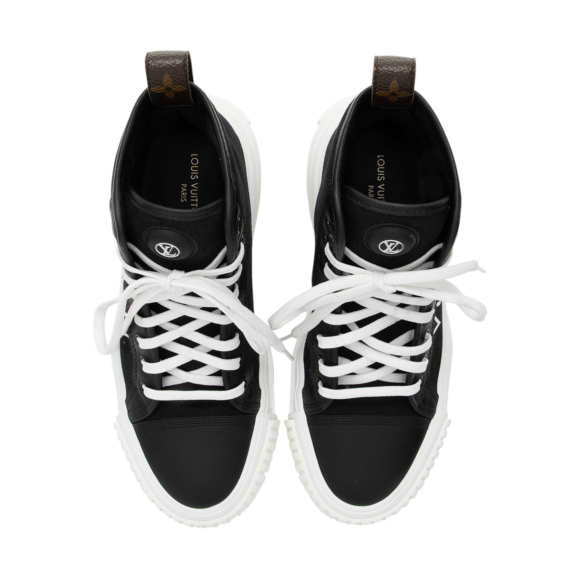 Louis Vuitton Canvas LV Squad Sneakers - Size 8.5 / 38.5 (SHF-qeV0Ix)