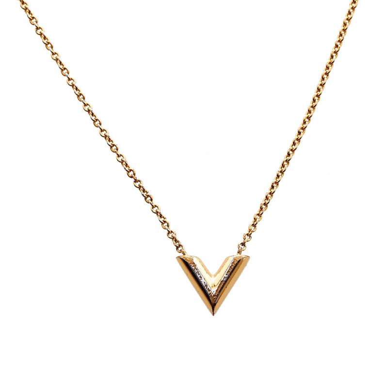 lv necklace for women logo