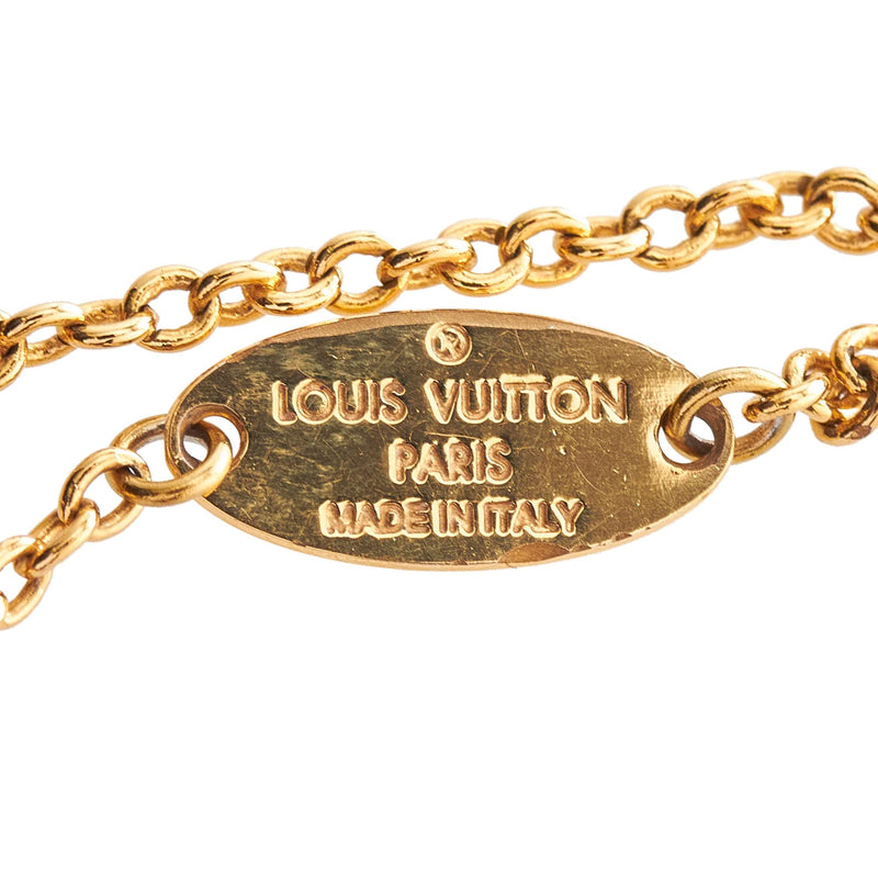 Louis Vuitton - Authenticated Essential V Necklace - Gold for Women, Very Good Condition
