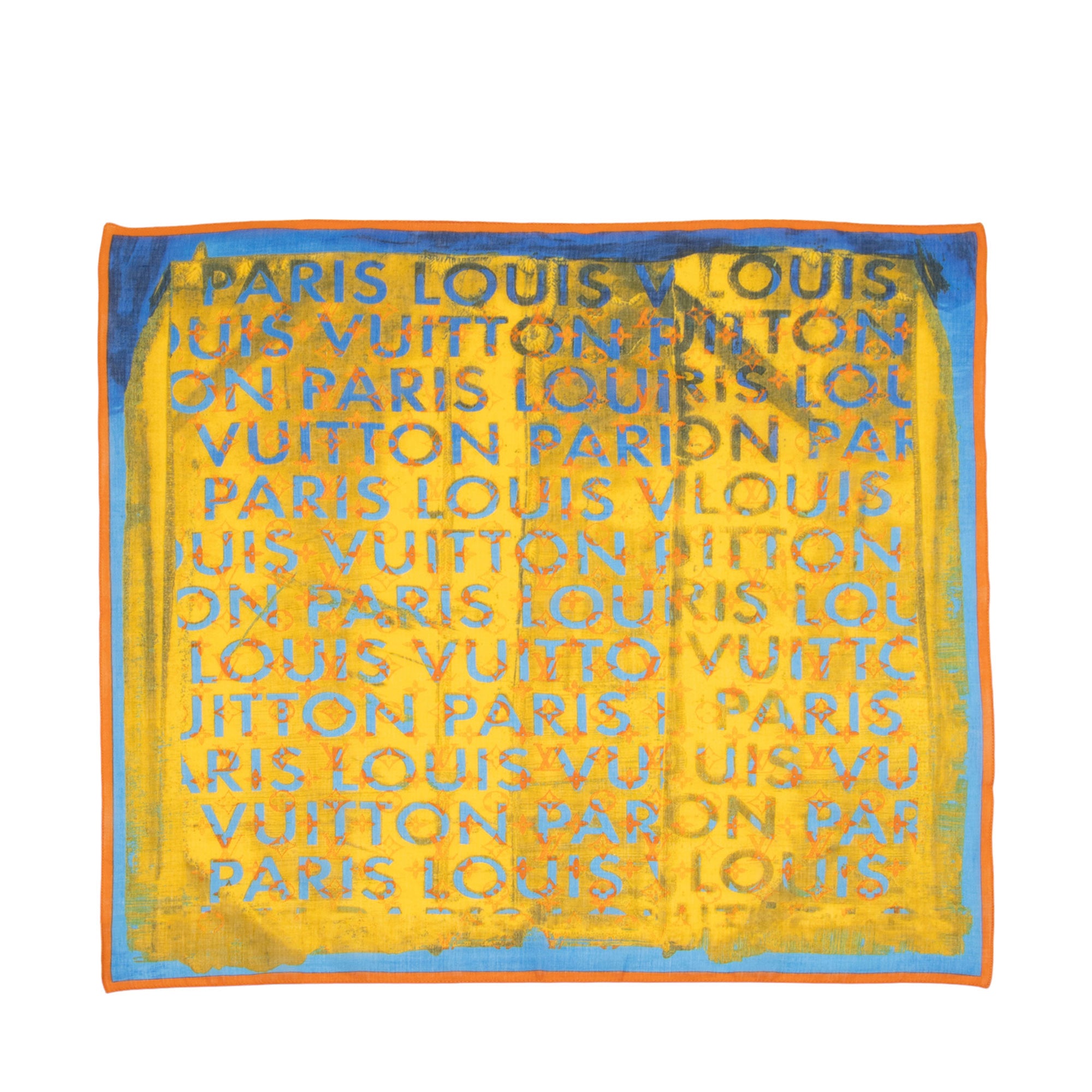 Louis Vuitton x Richard Prince Cotton Pulp Bandana Scarf (SHF-W38vv9)