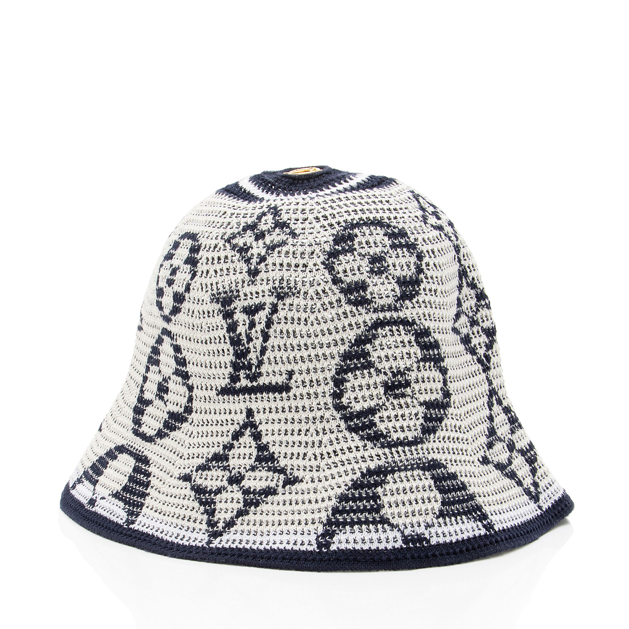 Louis Vuitton Monogram Crochet Summer Breath Bucket Hat