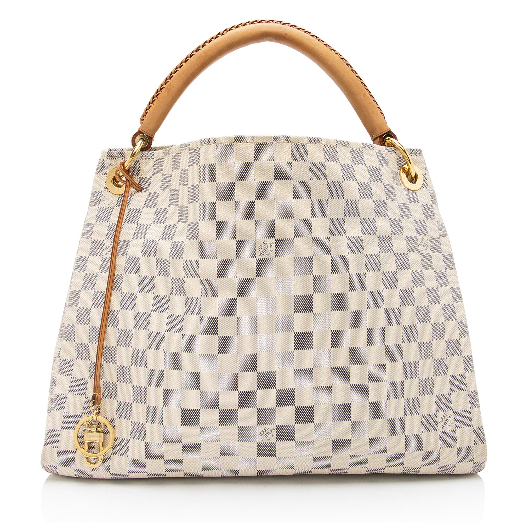 Louis Vuitton Damier Azur Artsy MM Shoulder Bag (SHF-2DoCfw)