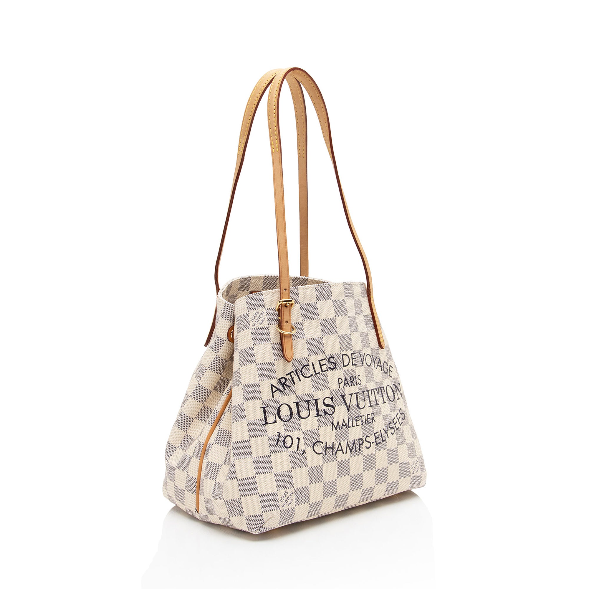 Louis Vuitton Damier Azur Cabas Adventure PM Tote (SHF-IcM8g9)