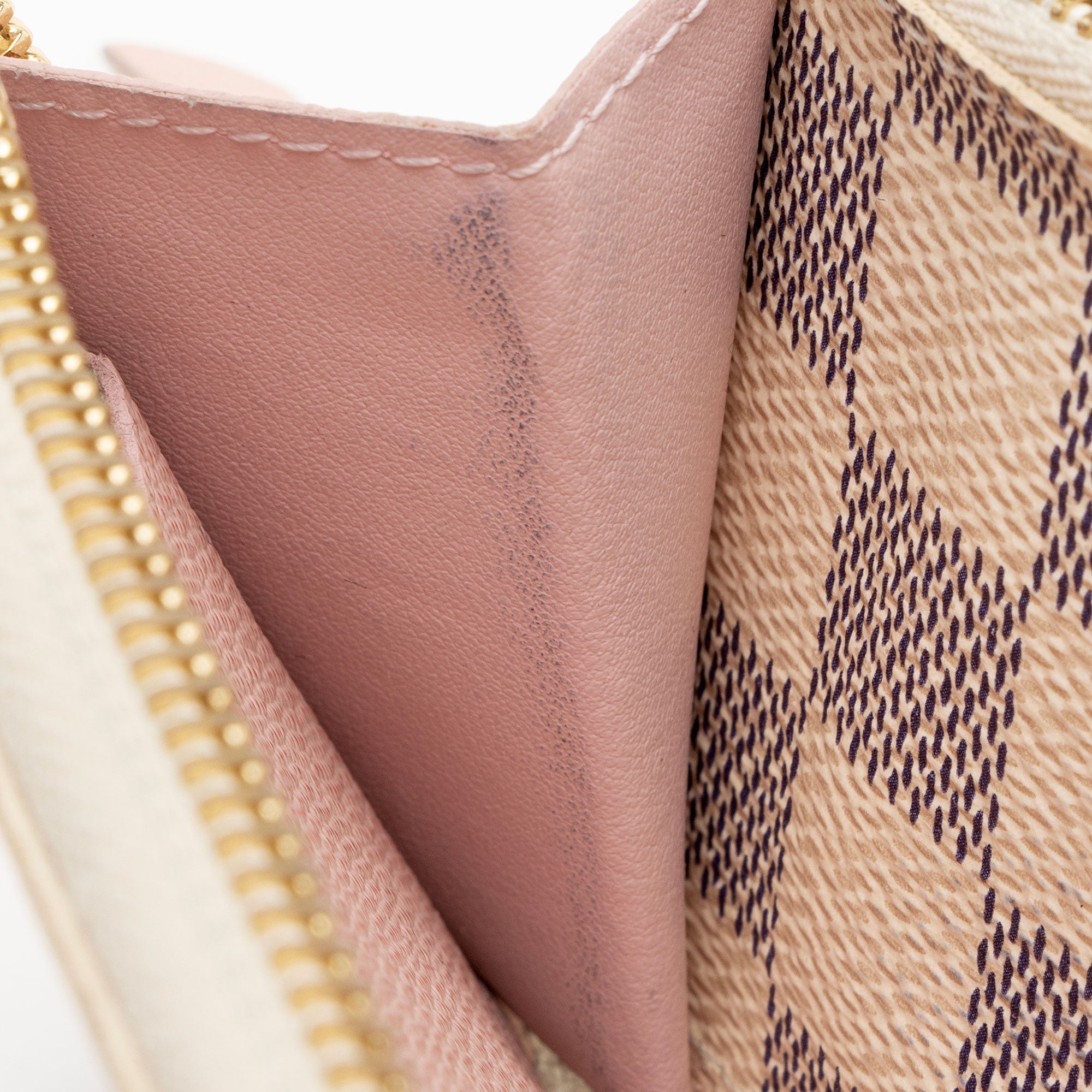 Louis Vuitton Damier Azur Clemence Wallet (SHF-AkiPro)