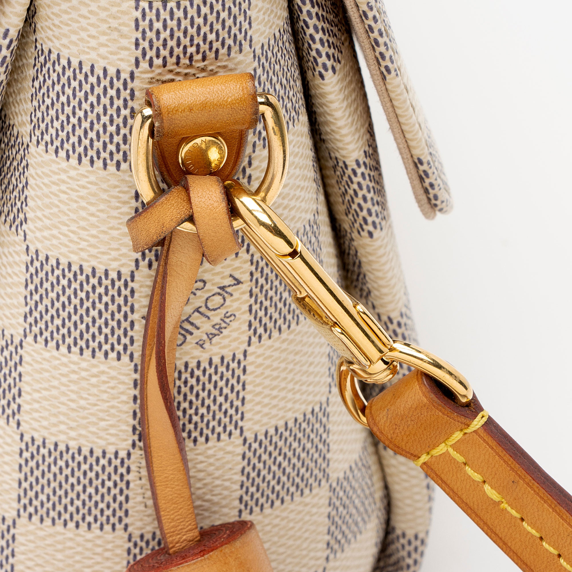 Louis Vuitton Damier Azur Croisette Shoulder Bag (SHF-8mbXF1)