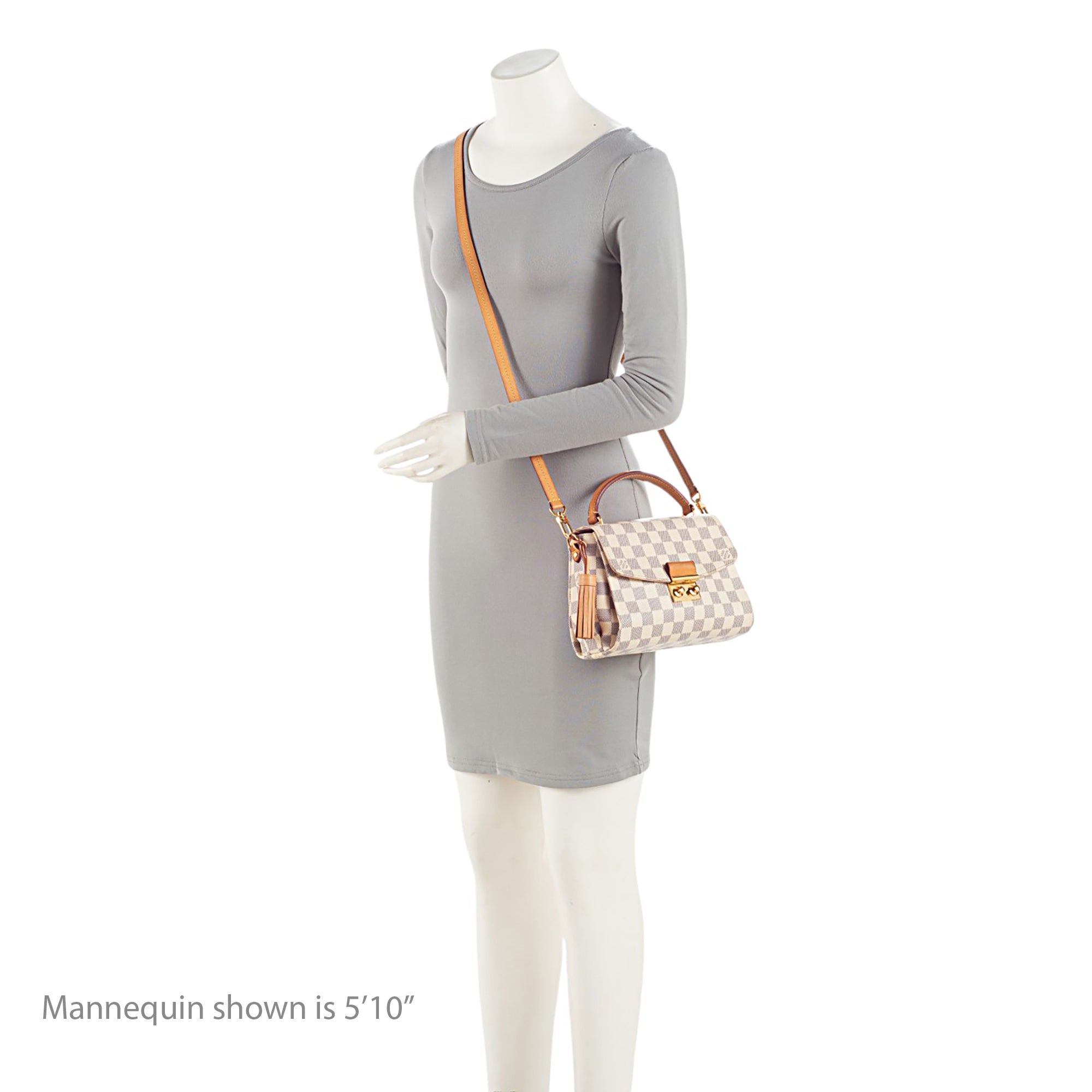Louis Vuitton Damier Azur Croisette Shoulder Bag (SHF-crwpX0)