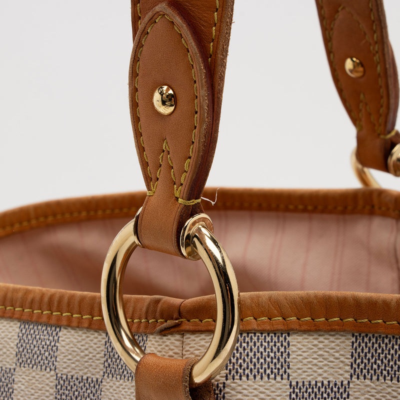 Louis Vuitton Damier Azur Delightful MM Shoulder Bag (SHF-dOaylq