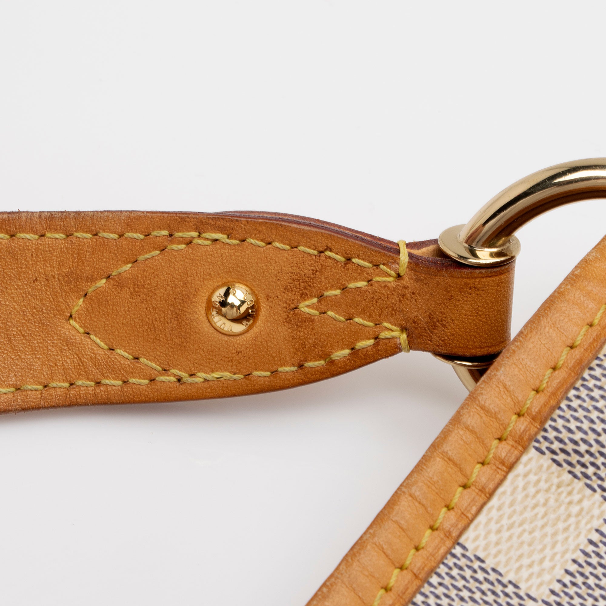 Louis Vuitton Damier Azur Delightful MM Shoulder Bag (SHF-71WTjj)