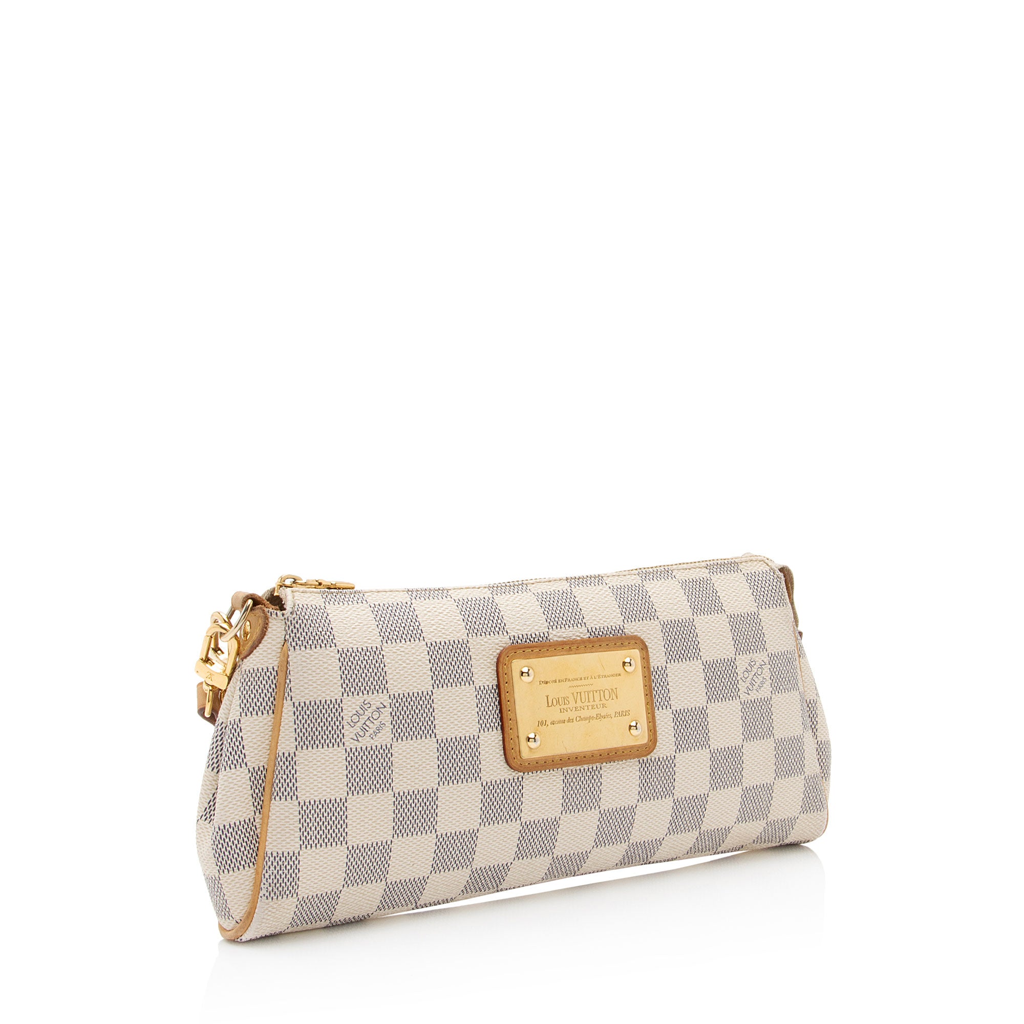 Louis Vuitton Damier Azur Eva Clutch (SHF-71oMG7)