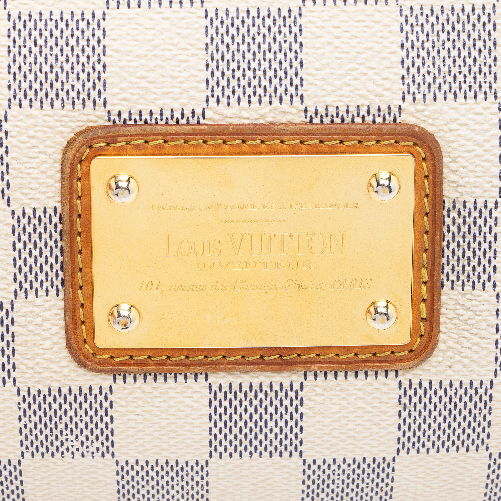 Louis Vuitton Damier Azur Eva Clutch (SHF-jRNU0T)