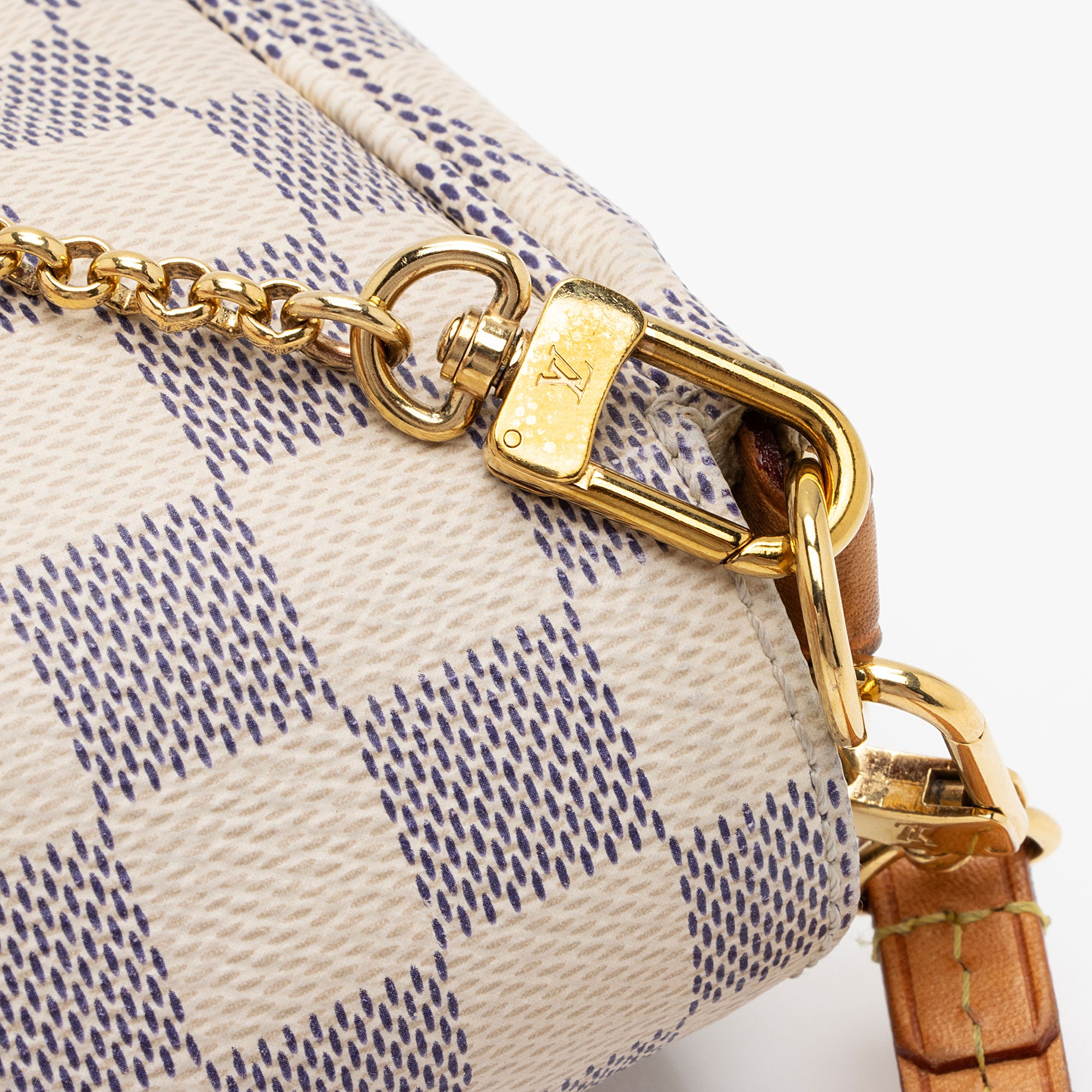 Louis Vuitton Damier Azur Favorite MM Shoulder Bag (SHF-juX6f7)