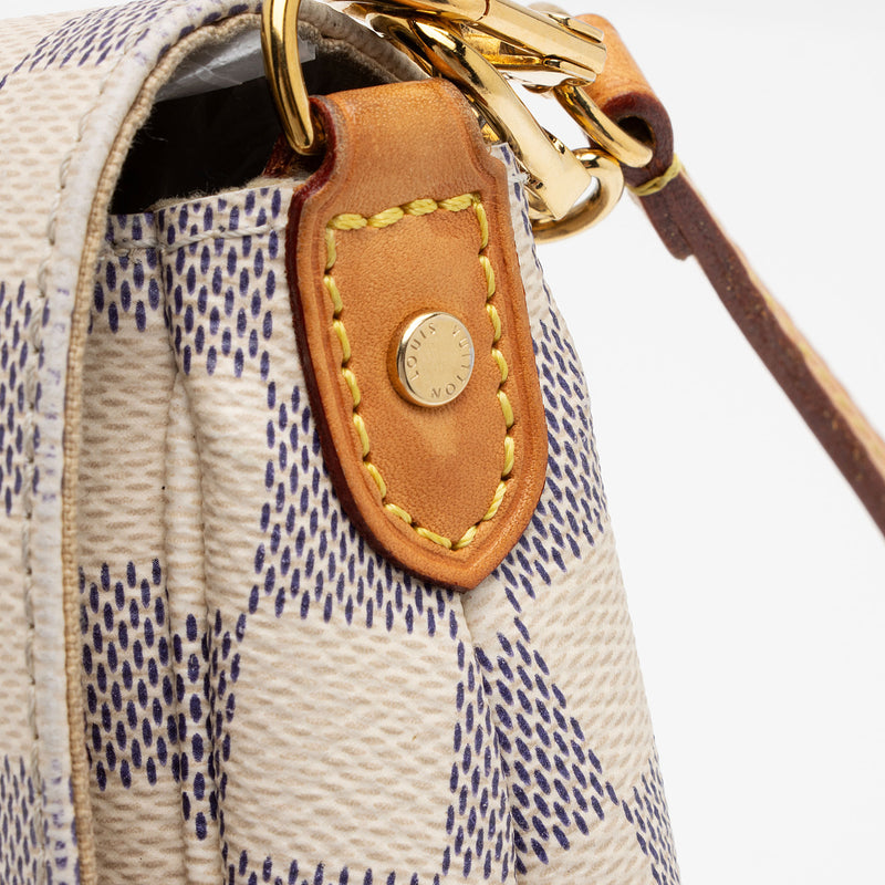 Louis Vuitton Damier Azur Favorite MM Shoulder Bag (SHF-juX6f7)