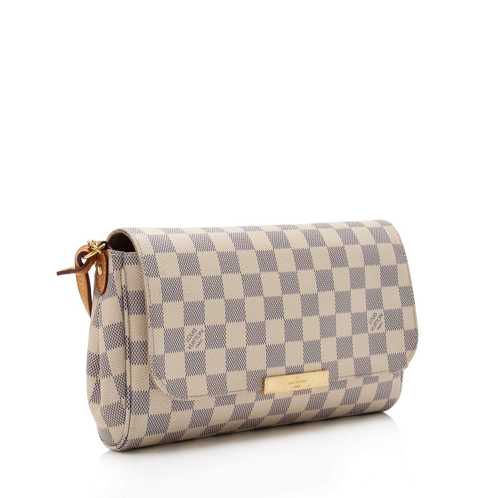 Louis Vuitton Damier Azur Favorite MM Shoulder Bag (SHF-juX6f7)