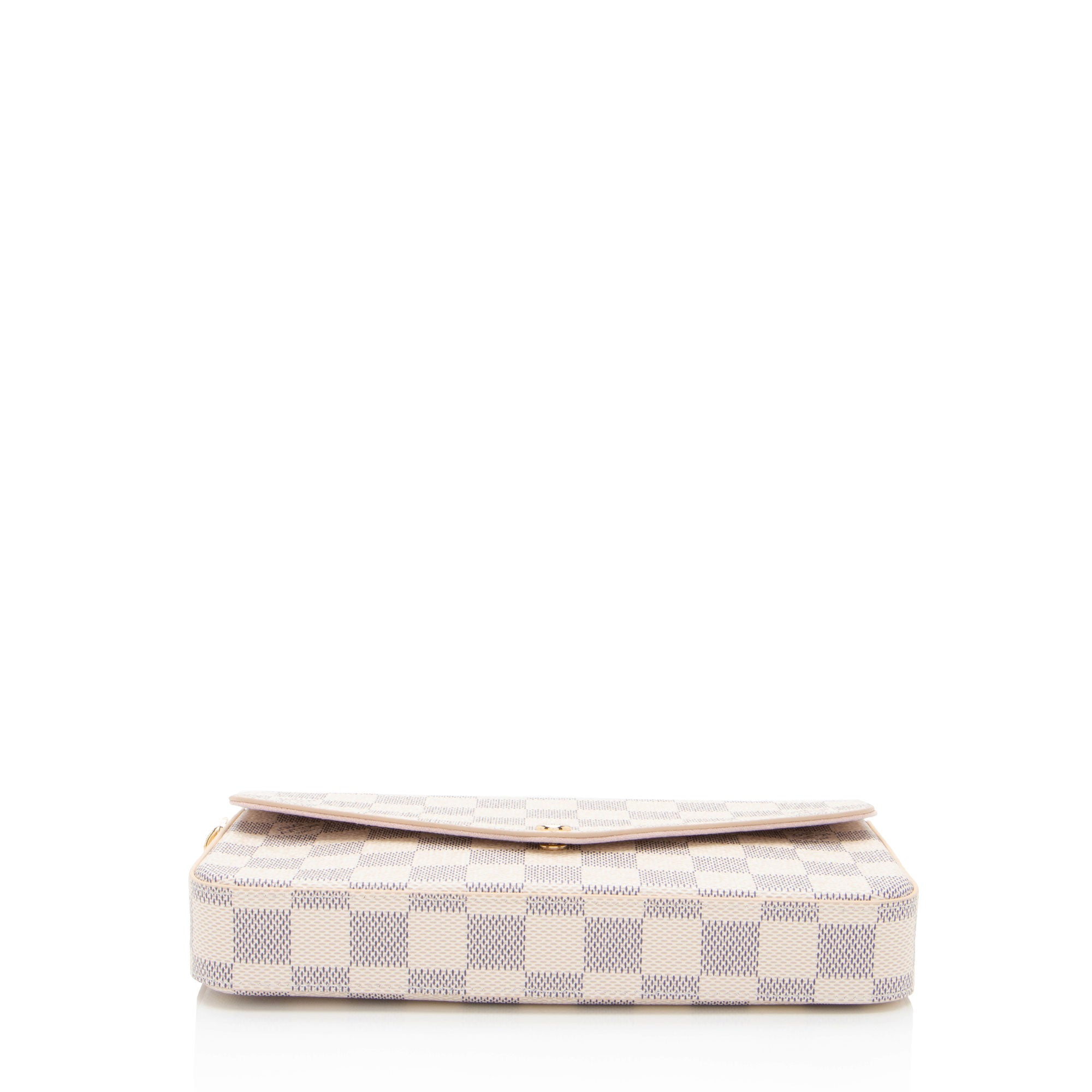 Louis Vuitton Damier Azur Felicie Pochette (SHF-Jlc2OG)