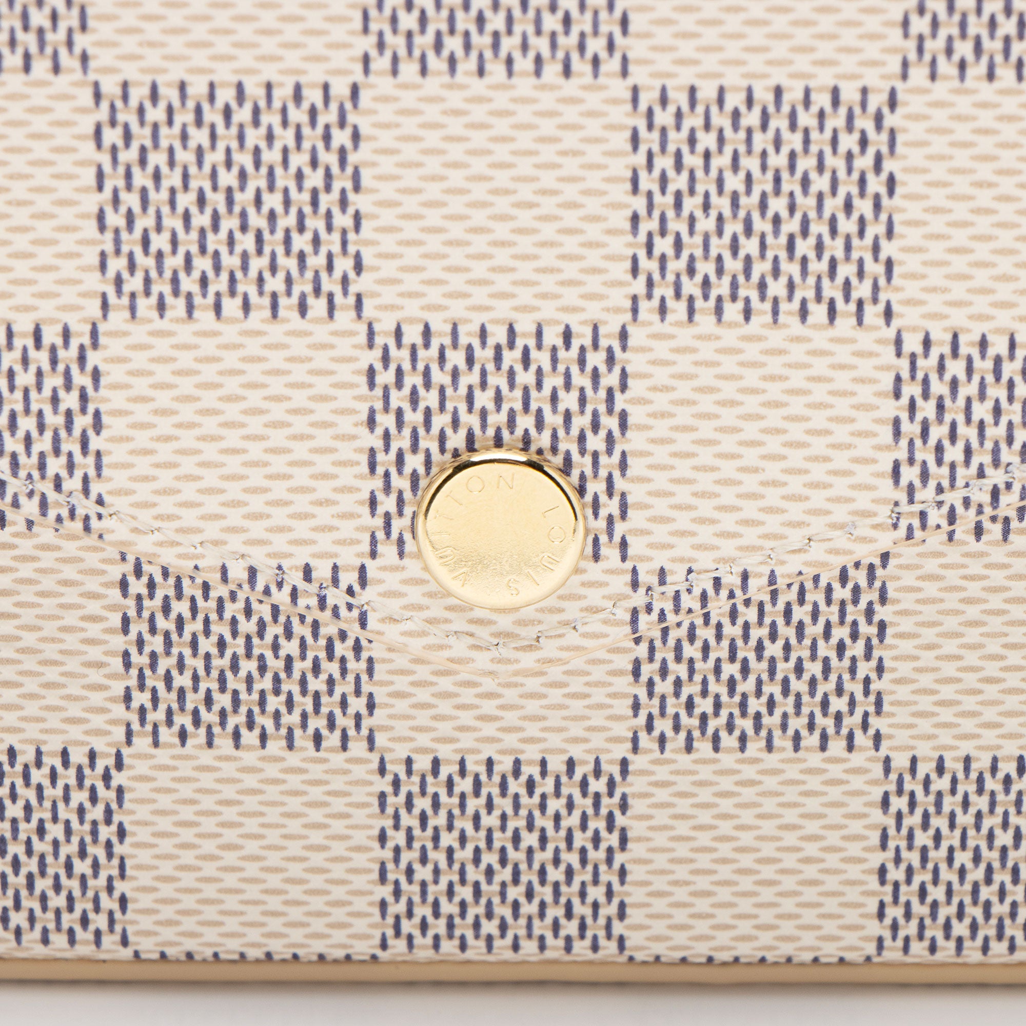 Louis Vuitton Damier Azur Felicie Pochette (SHF-Jlc2OG)