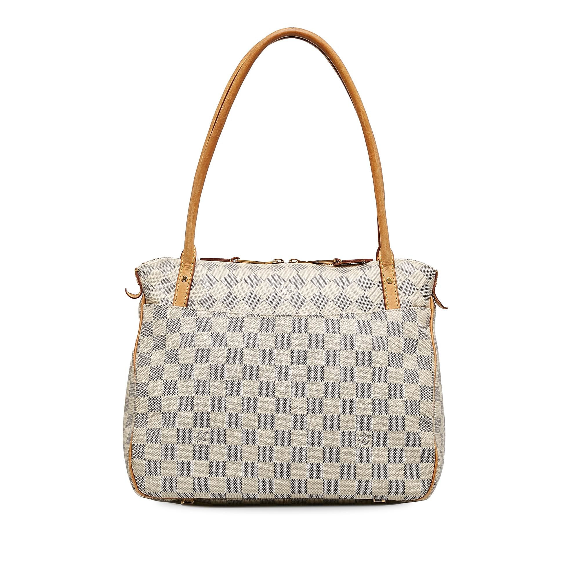 Louis Vuitton Damier Azur Figheri PM (SHG-eeL2Cx)