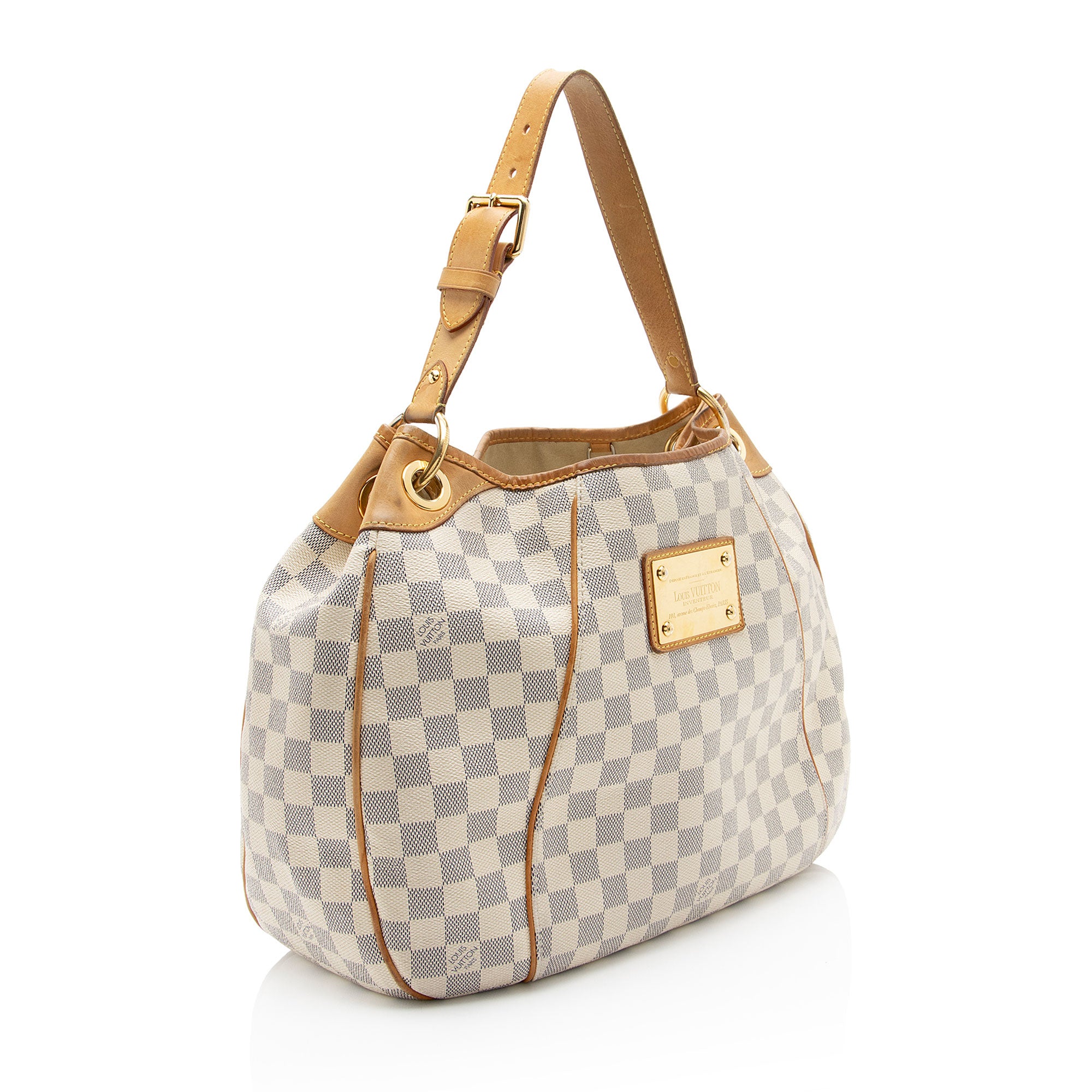 Louis Vuitton Damier Azur Galliera PM Shoulder Bag (SHF-02O8aJ)