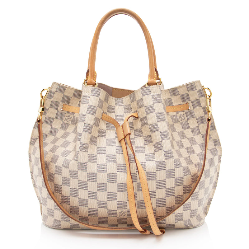 Louis Vuitton Damier Azur Girolata Tote (SHF-bN2AmU)