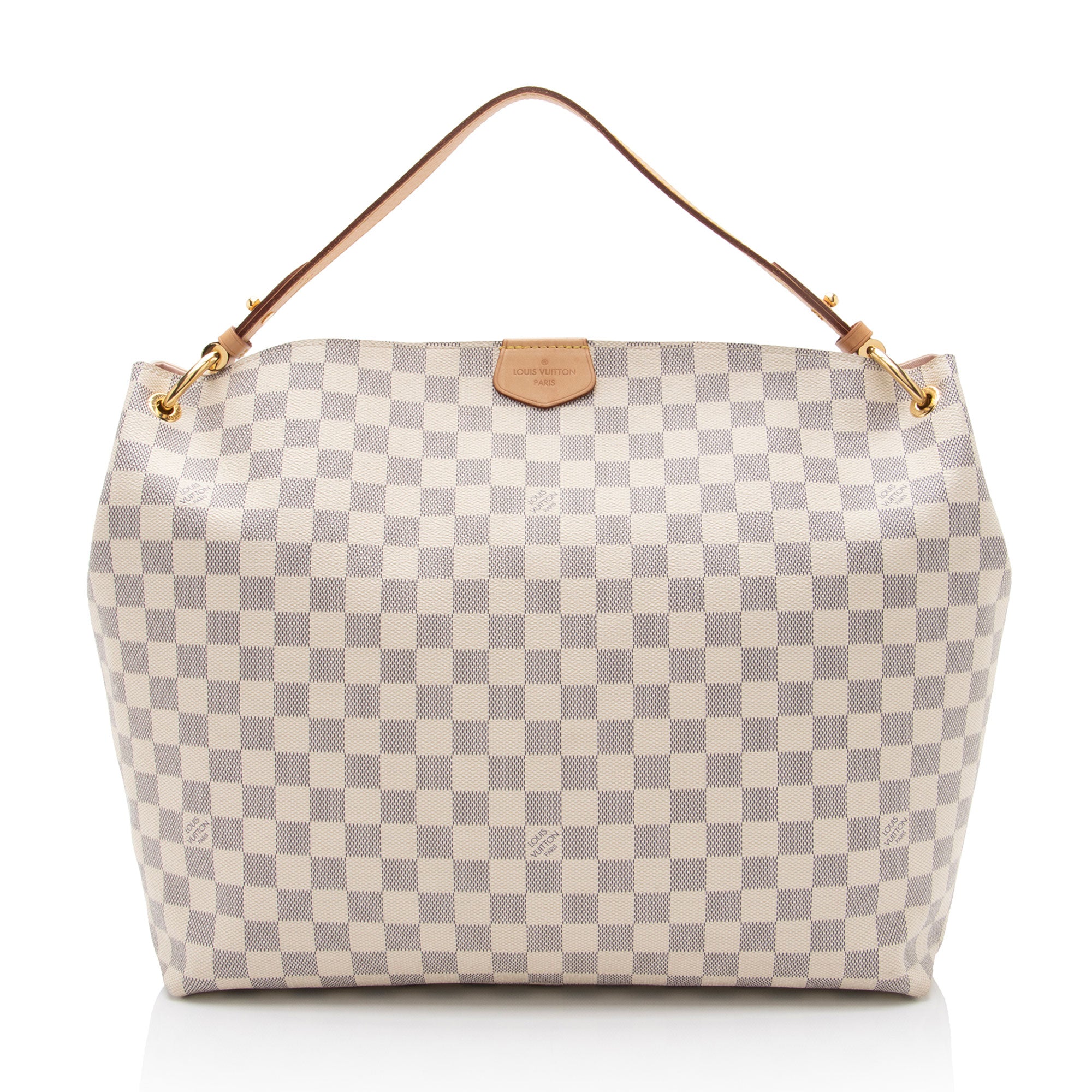 Louis Vuitton Damier Azur Graceful MM Hobo (SHF-wi3mwj)