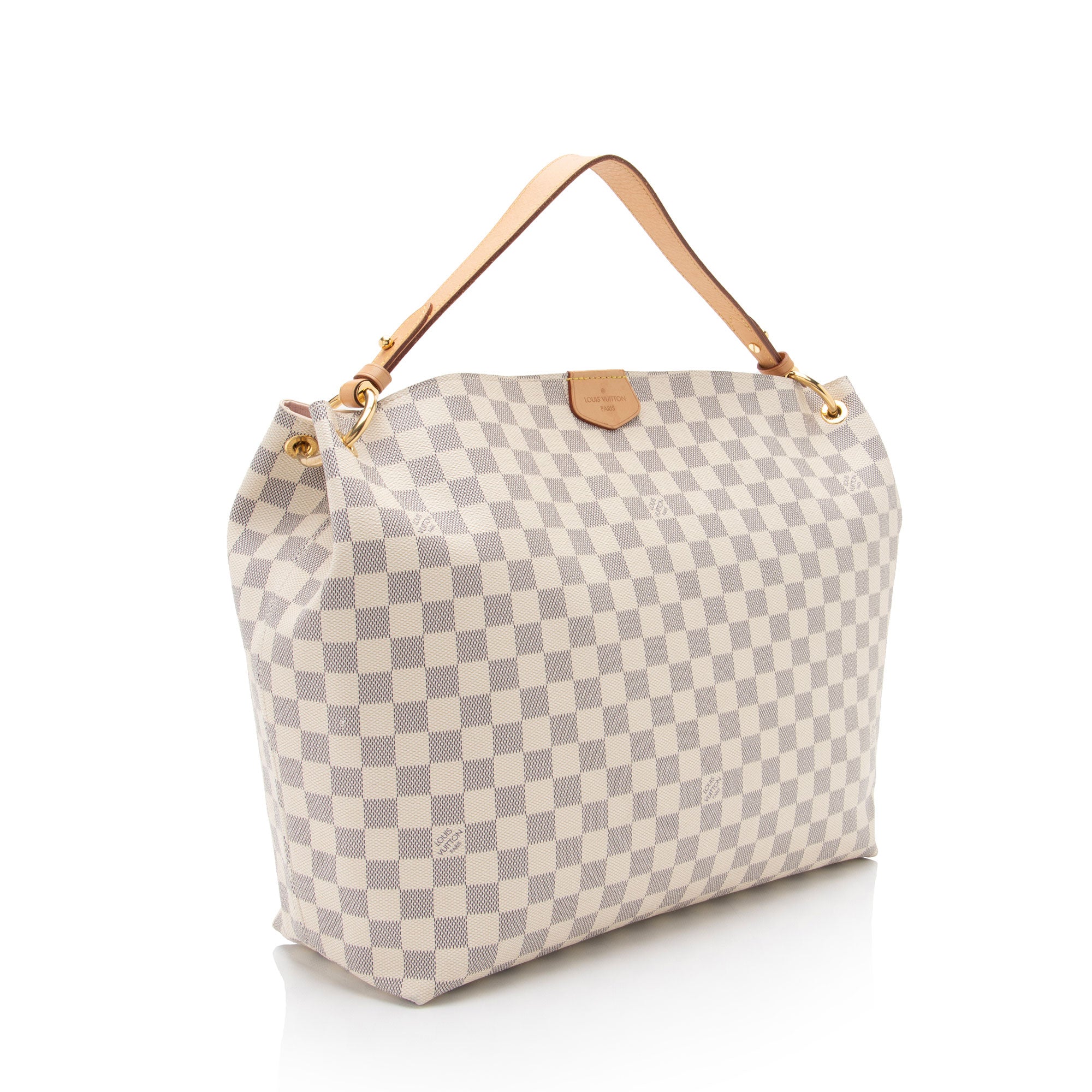 Louis Vuitton Damier Azur Graceful MM Hobo (SHF-wi3mwj)