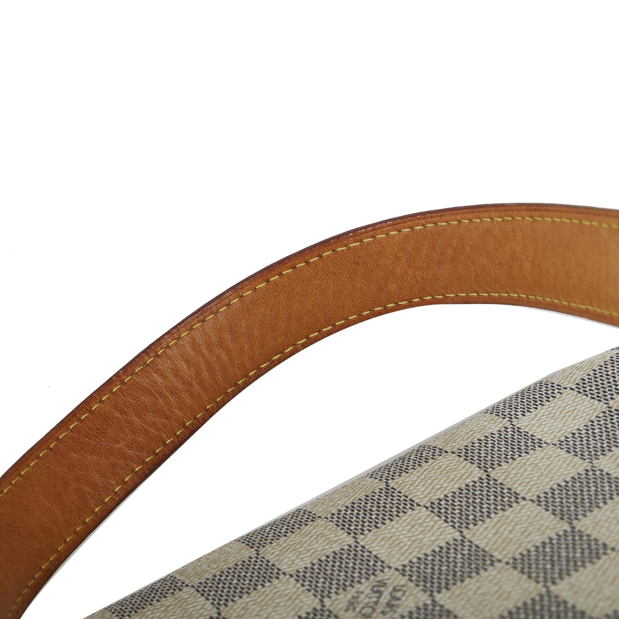Louis Vuitton Damier Azur Hampstead MM (SHG-uzHKGf)