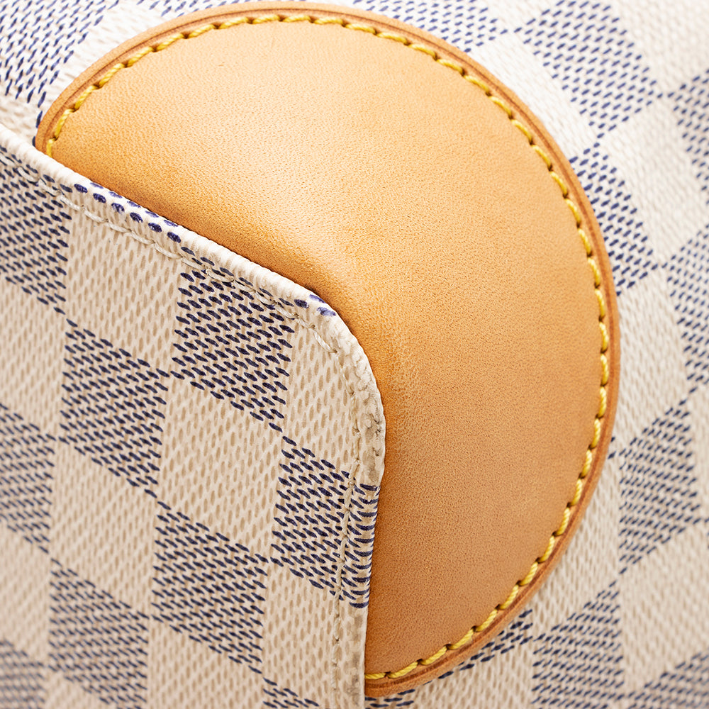Louis Vuitton Damier Azur Hampstead PM Tote (SHF-21258)