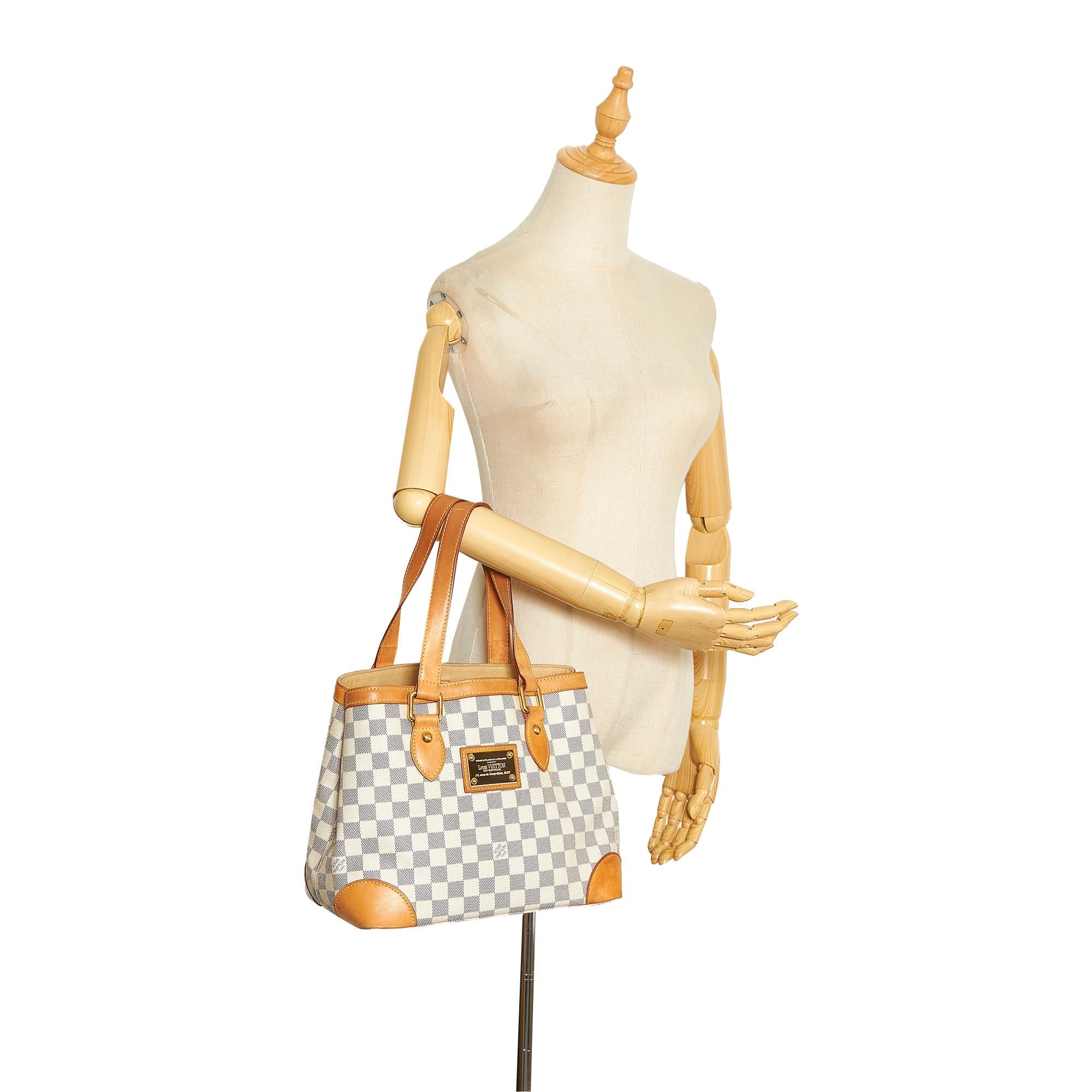 Louis Vuitton Damier Azur Hampstead PM (SHG-5V6R9J)