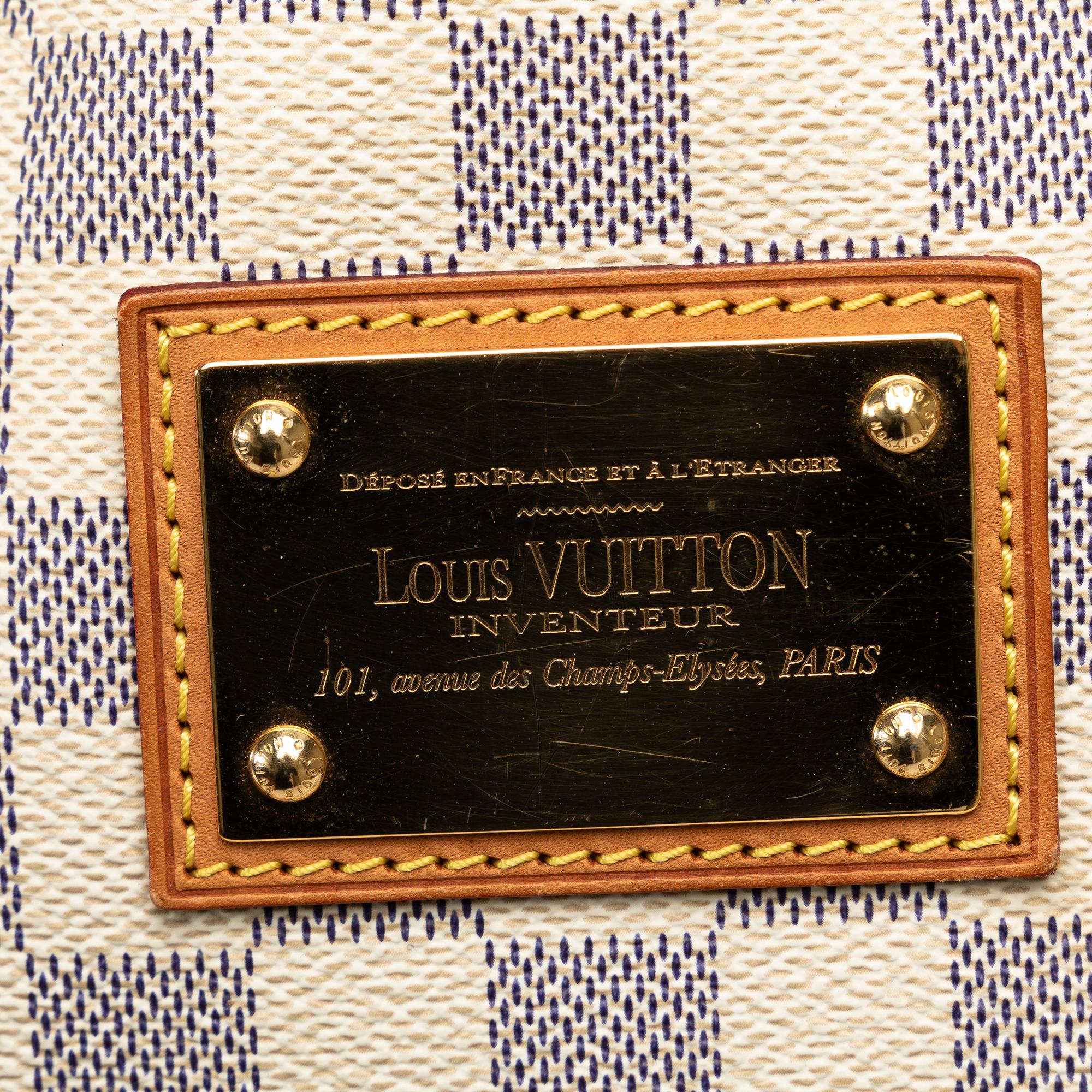 Louis Vuitton Damier Azur Hampstead PM (SHG-Qj5CiD)