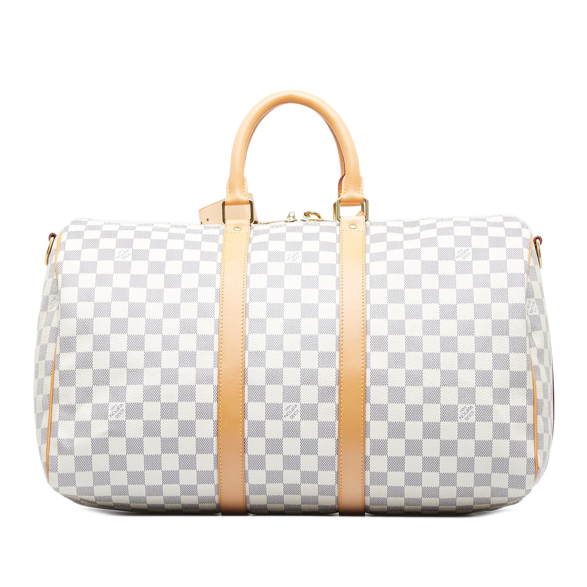 Louis Vuitton Damier Azur Keepall Bandouliere 45 (SHG-9B9KRk)