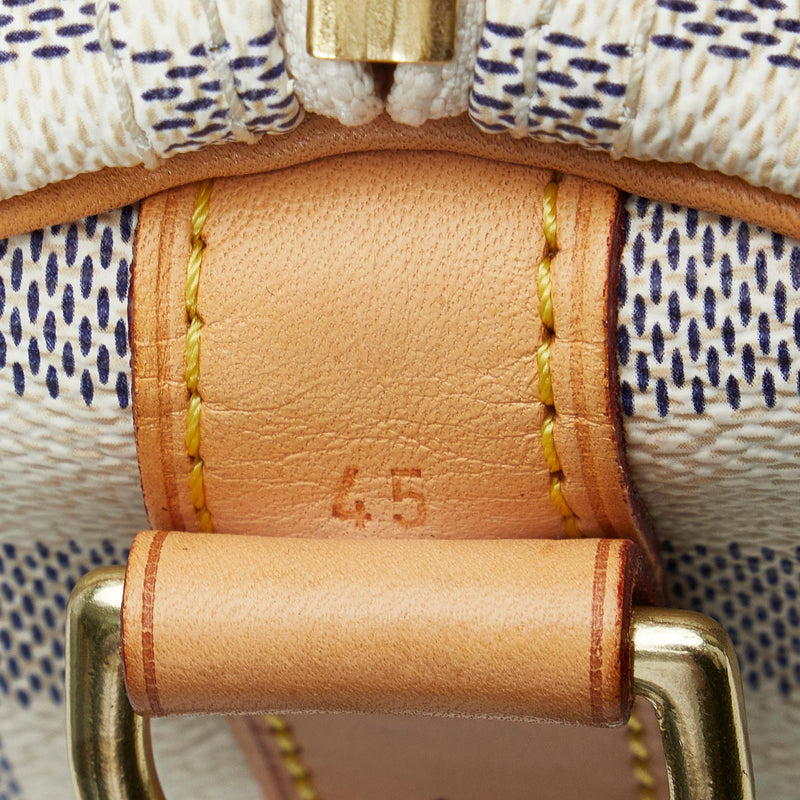 Louis Vuitton Damier Azur Keepall Bandouliere 45 SHG 9B9KRk LuxeDH