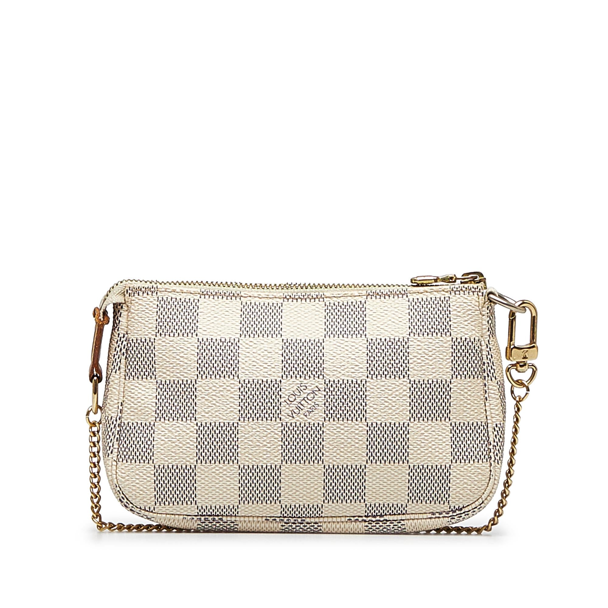 Louis Vuitton Damier Azur Mini Pochette Accessoire (SHG-ZmQb6e)