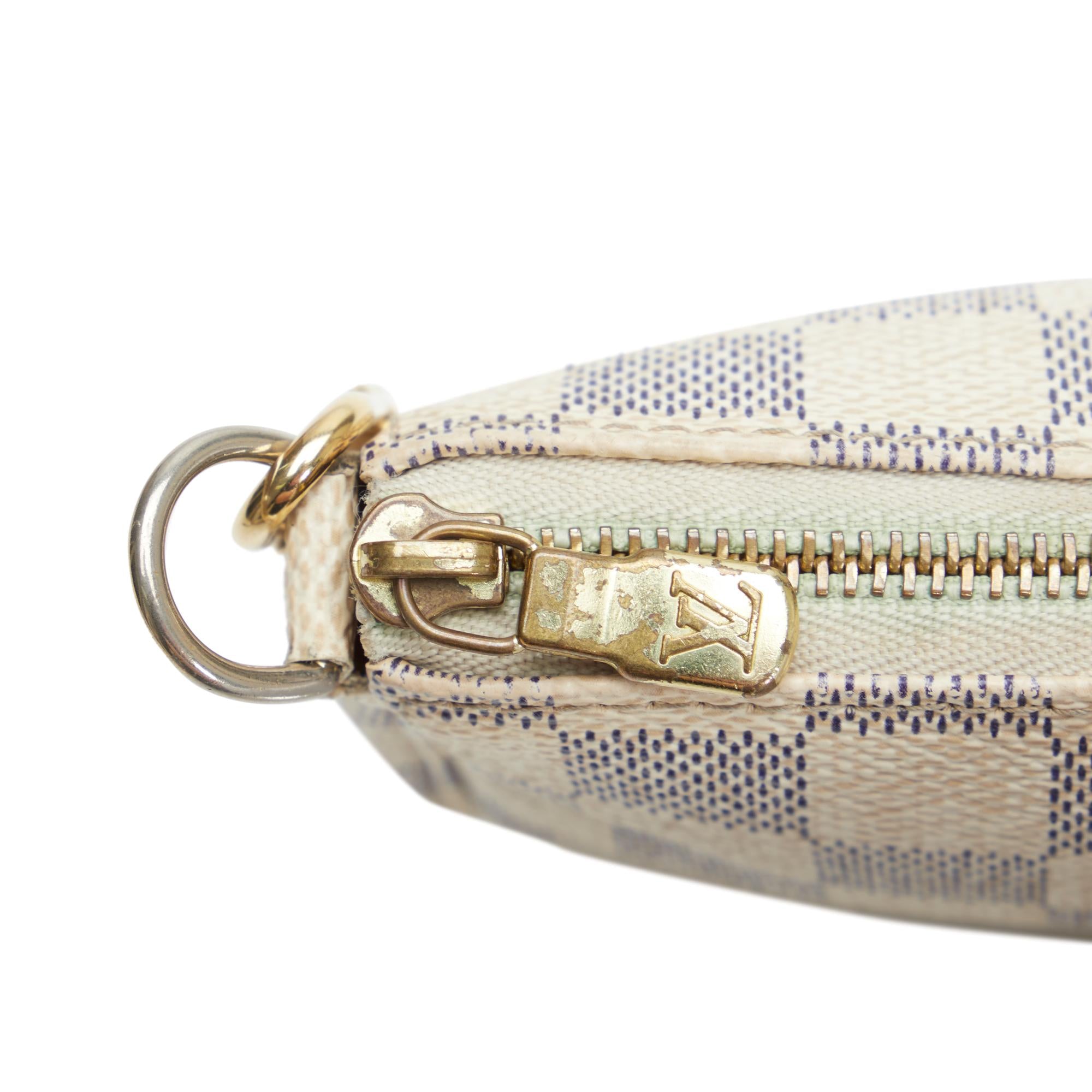 Louis Vuitton Damier Azur Mini Pochette Accessoire (SHG-ZmQb6e)