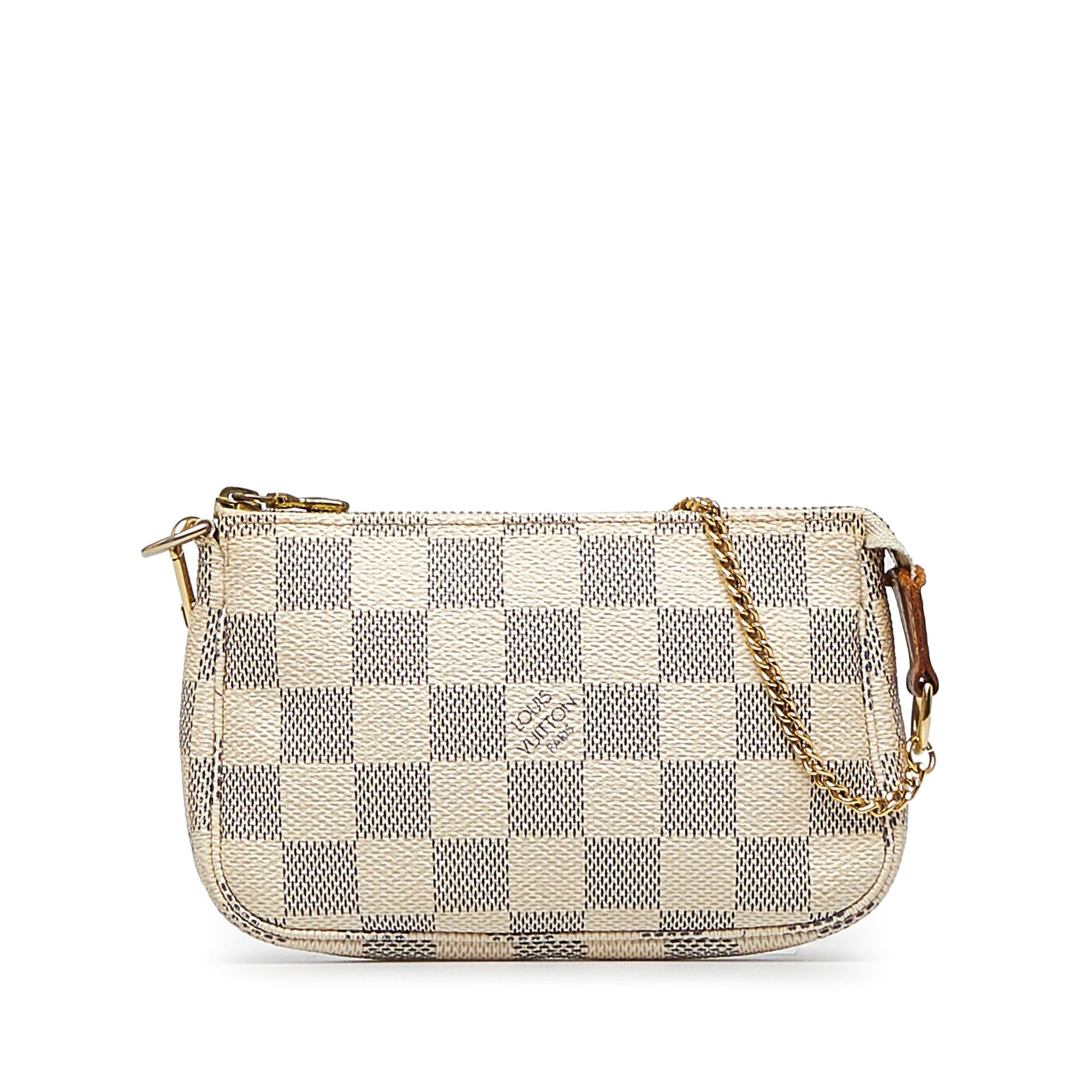 Louis Vuitton Damier Azur Mini Pochette Accessoire (SHG-ZmQb6e)