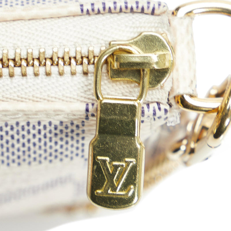 Louis Vuitton Damier Azur Mini Pochette Accessoire (SHG-7ah3SS)