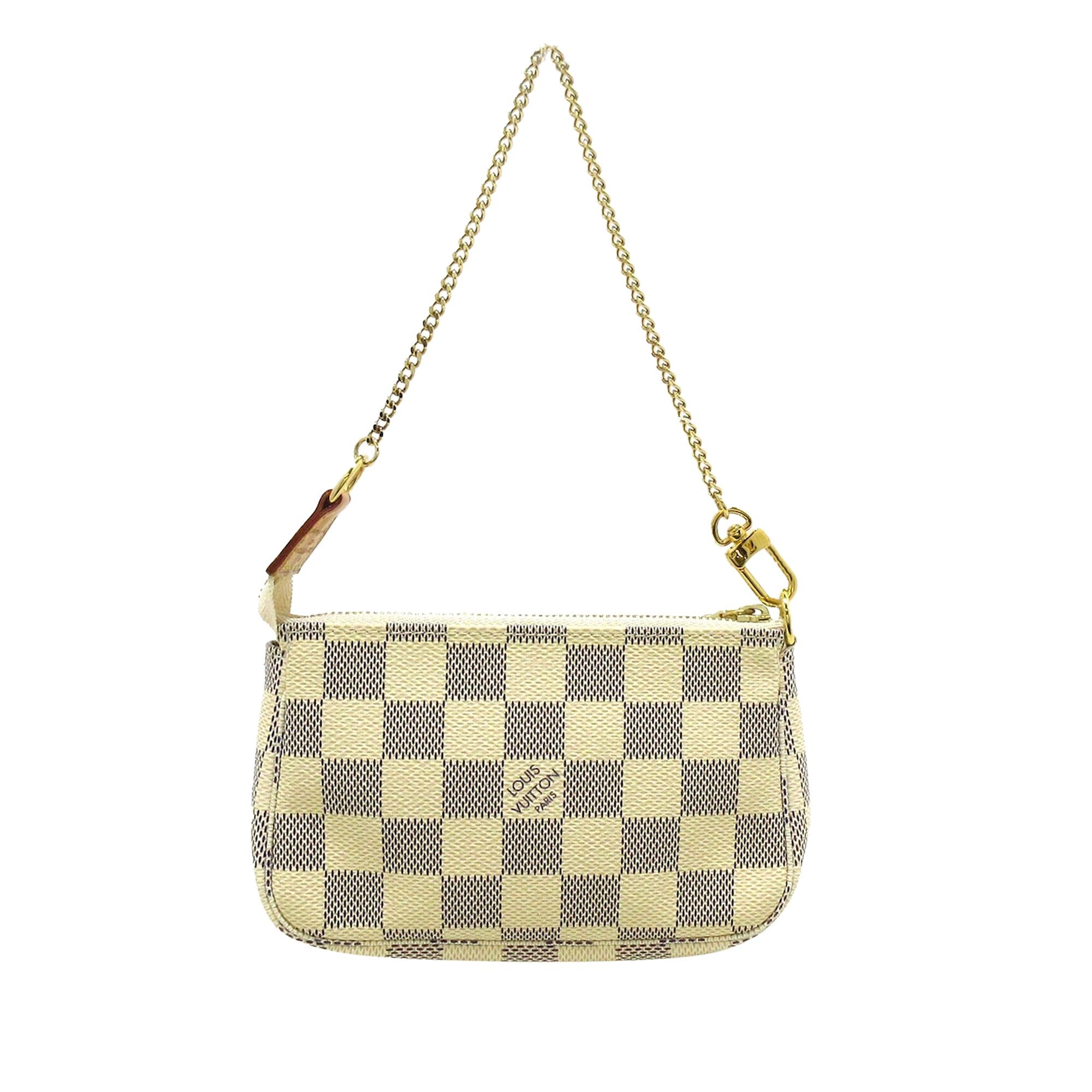 Louis Vuitton Damier Azur Mini Pochette Accessoires (SHG-XshSRx)
