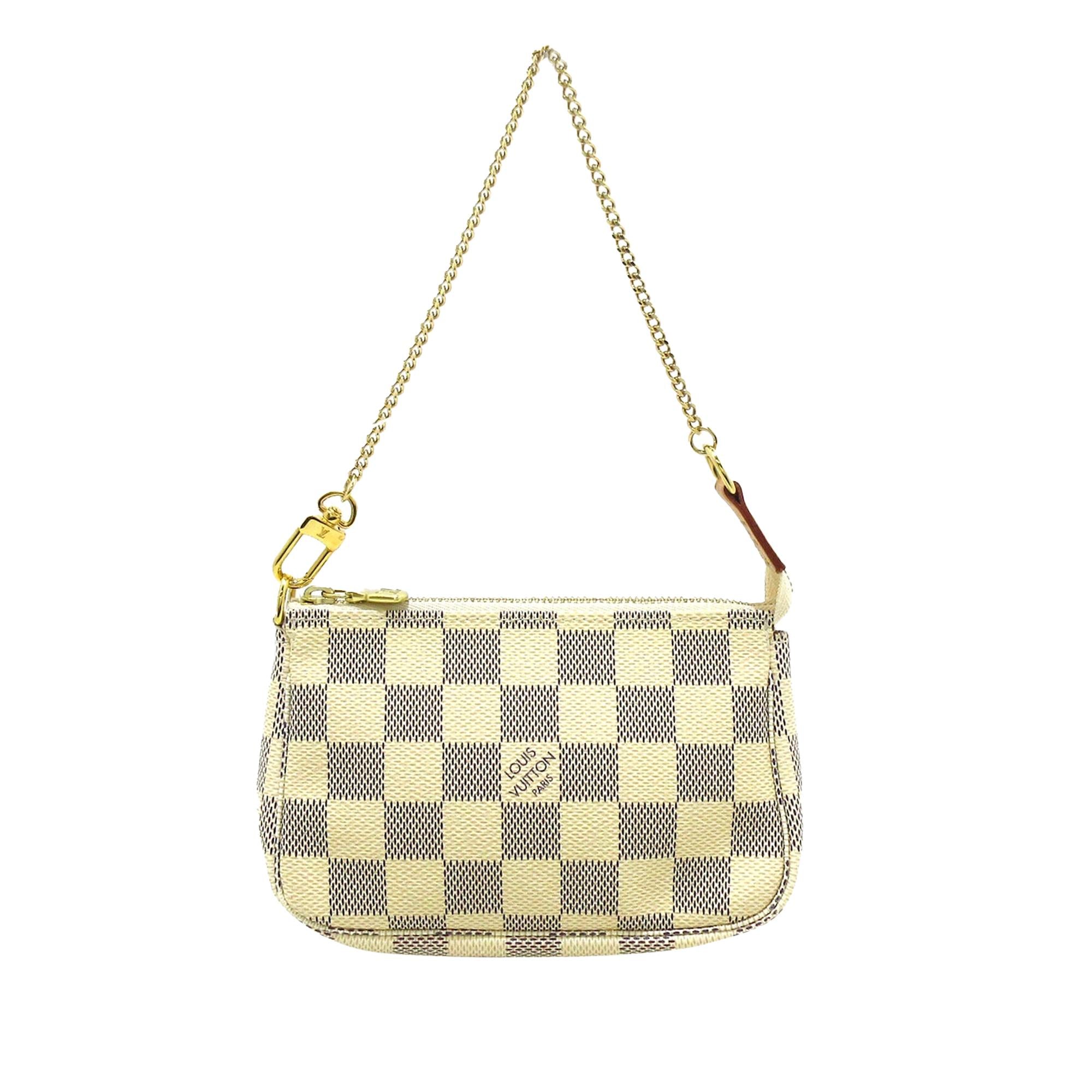 Louis Vuitton Damier Azur Mini Pochette Accessoires (SHG-XshSRx)