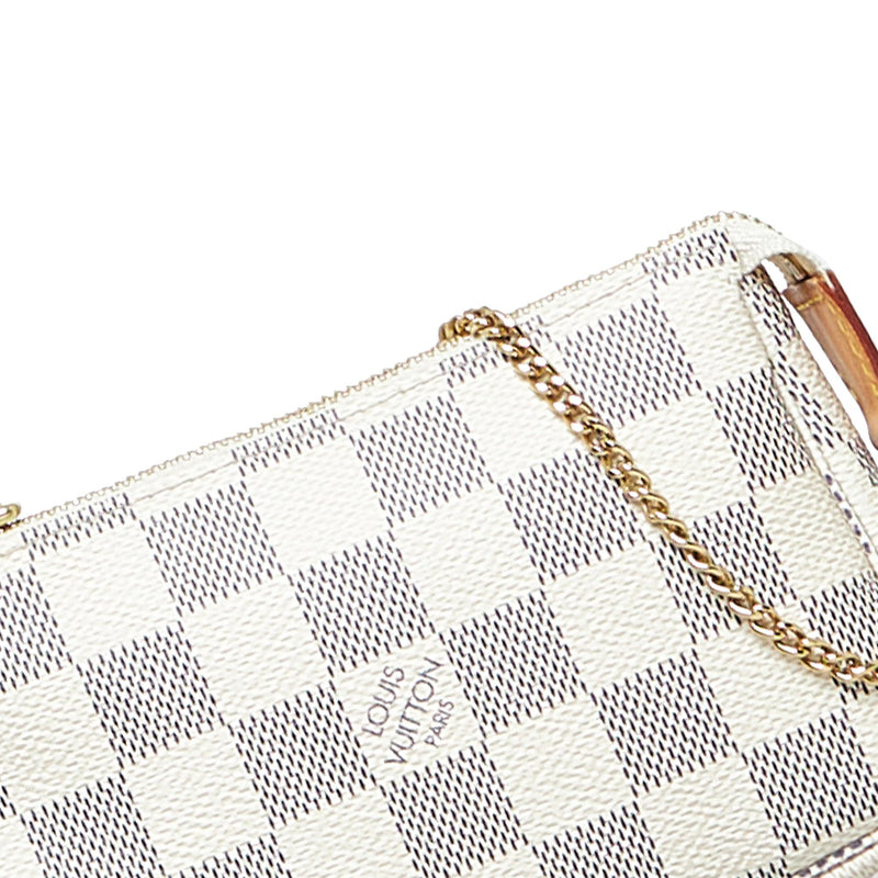 Louis Vuitton Damier Azur Mini Pochette Accessories (SHG-eG9Mdv