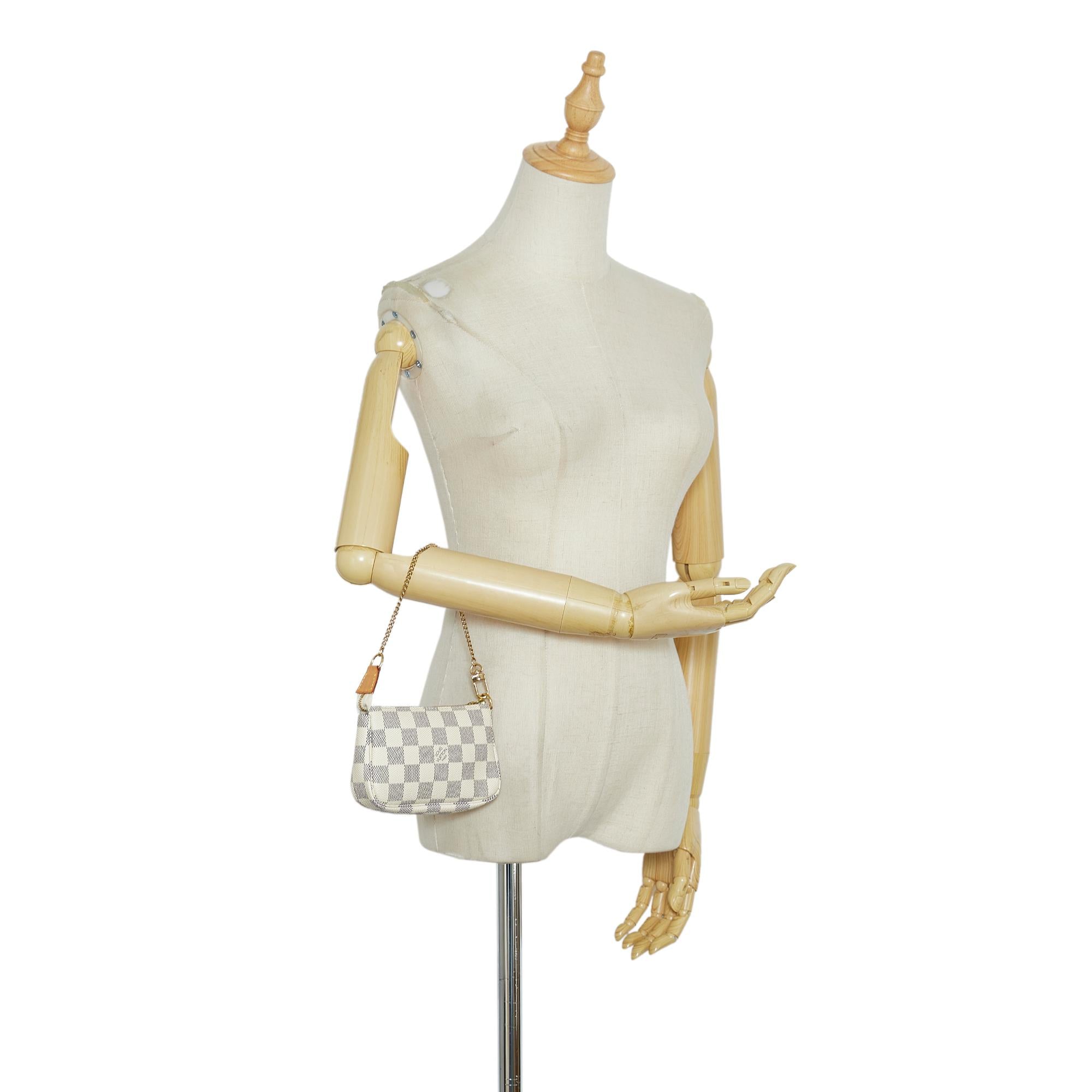 Louis Vuitton Damier Azur Mini Pochette Accessories (SHG-eG9Mdv)