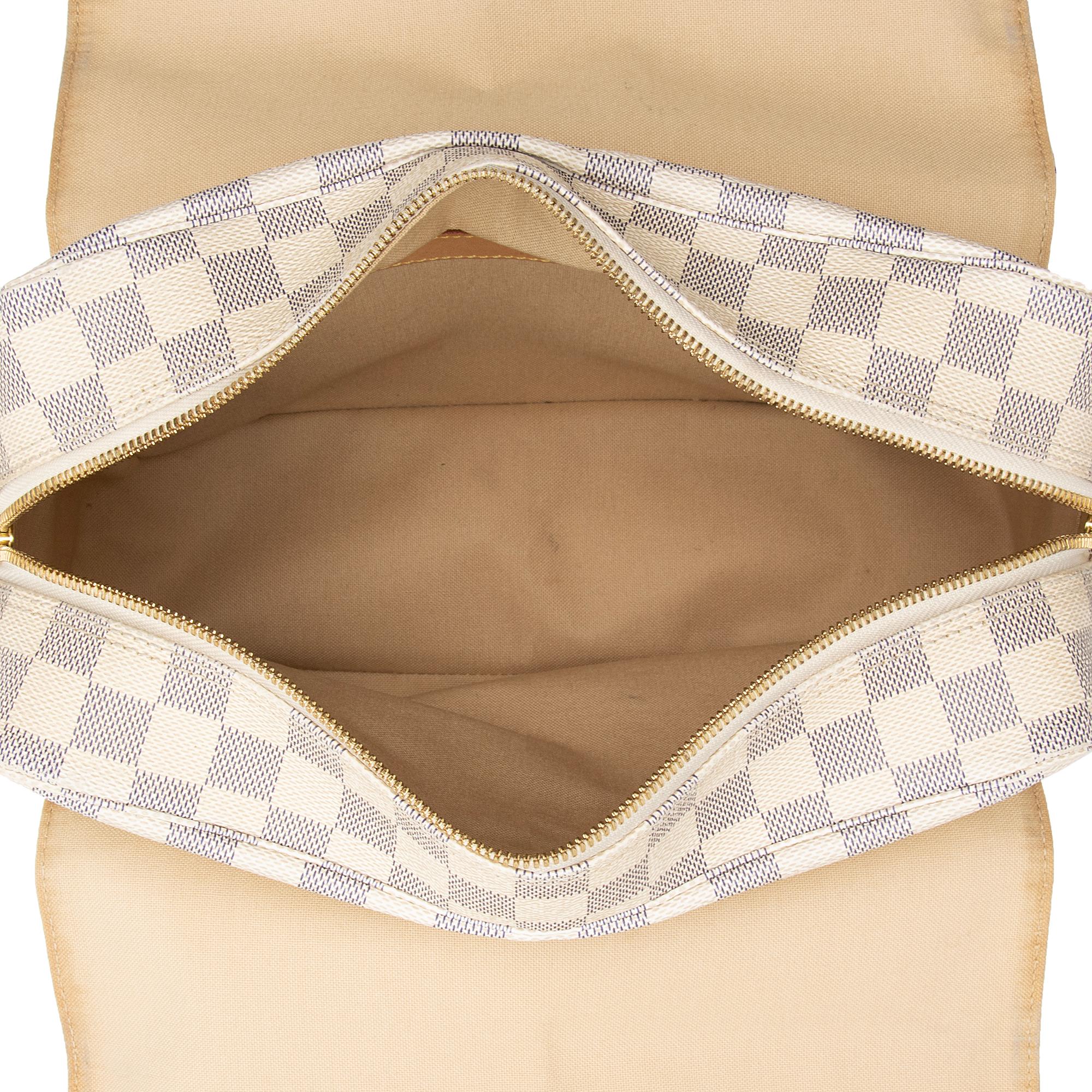 Louis Vuitton Damier Azur Naviglio Messenger Bag (SHF-FfGlsH)