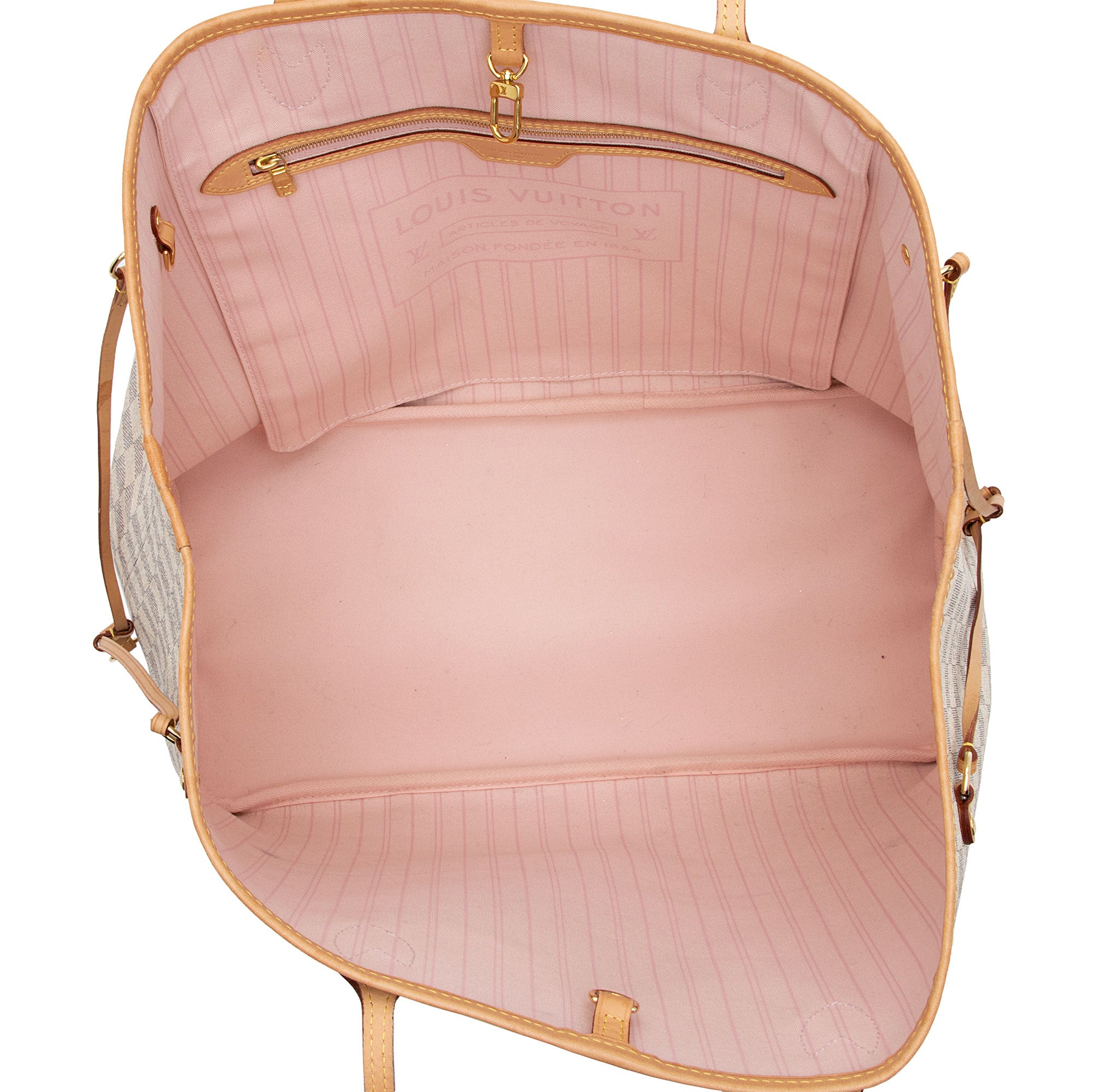 Louis Vuitton Damier Azur Neverfull GM Tote (SHF-l1dxZW)