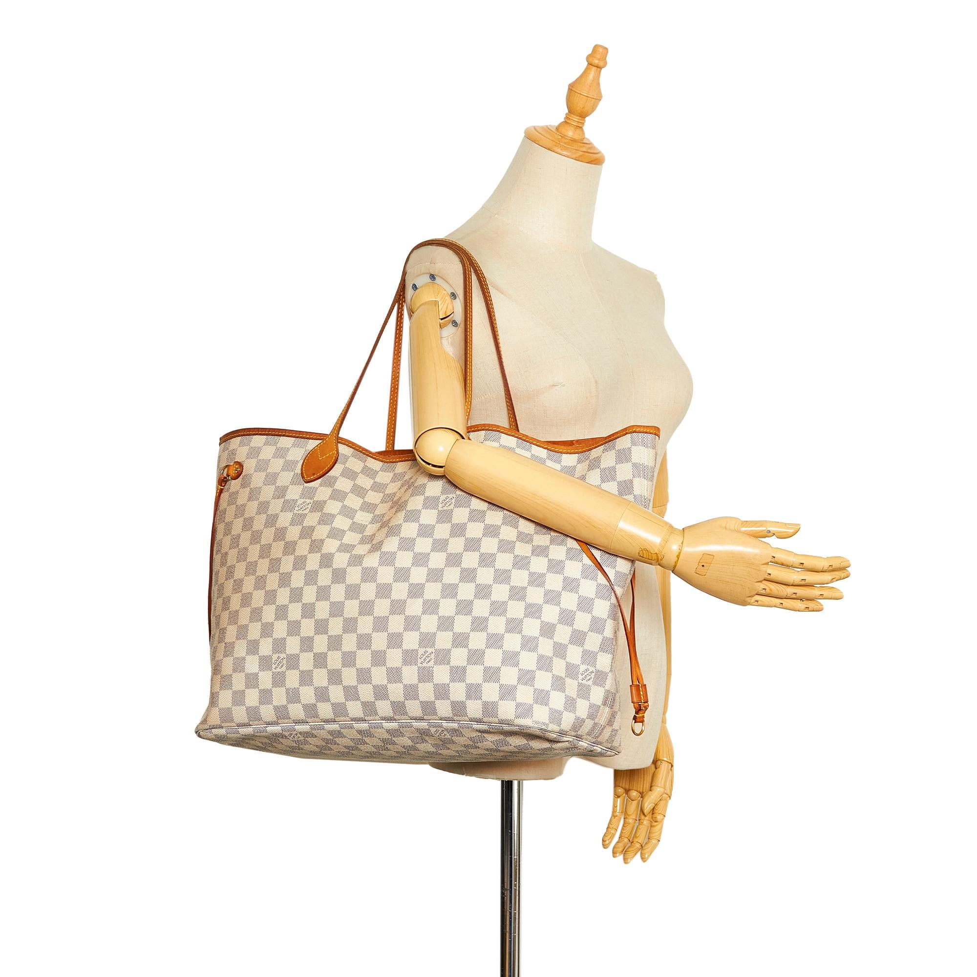 Louis Vuitton Damier Azur Neverfull GM (SHG-MlpLbc)