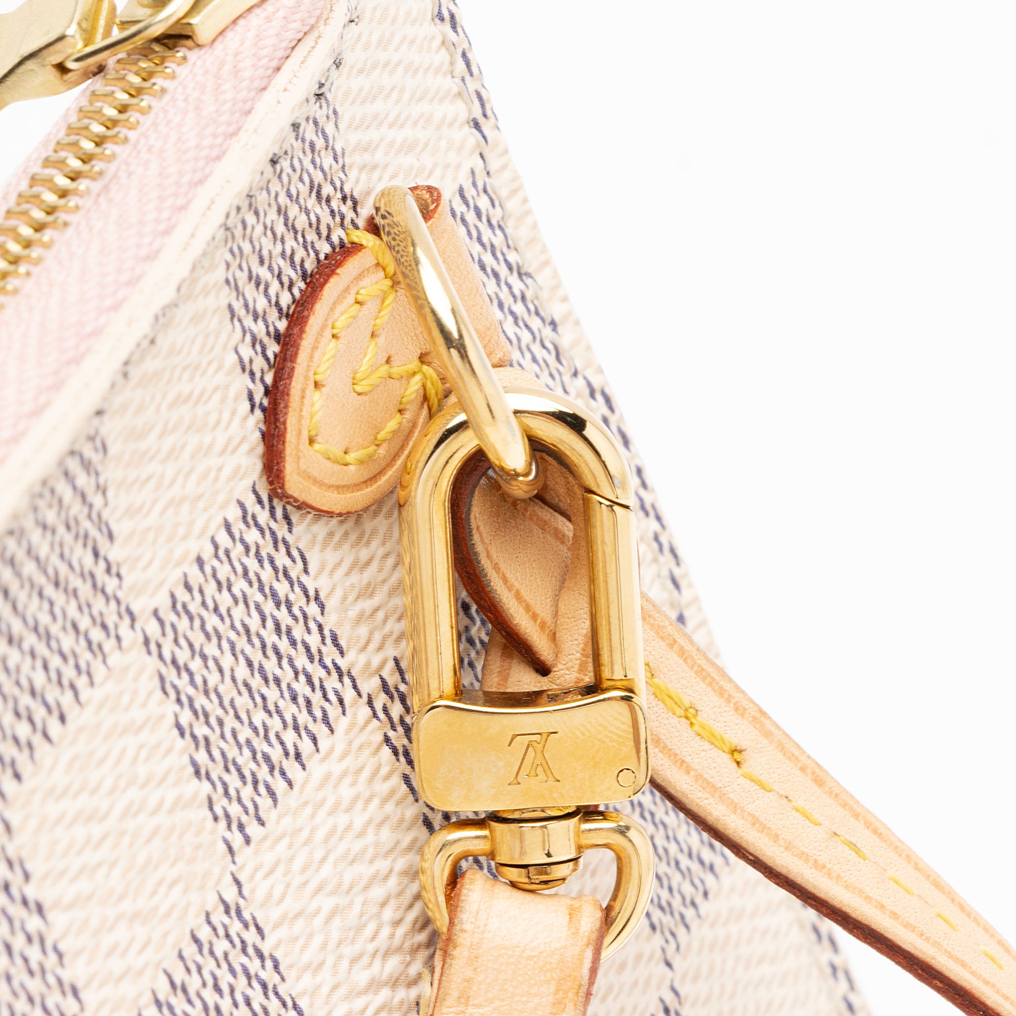 Louis Vuitton Damier Azur Neverfull MM Pochette (SHF-QxJx9Q)