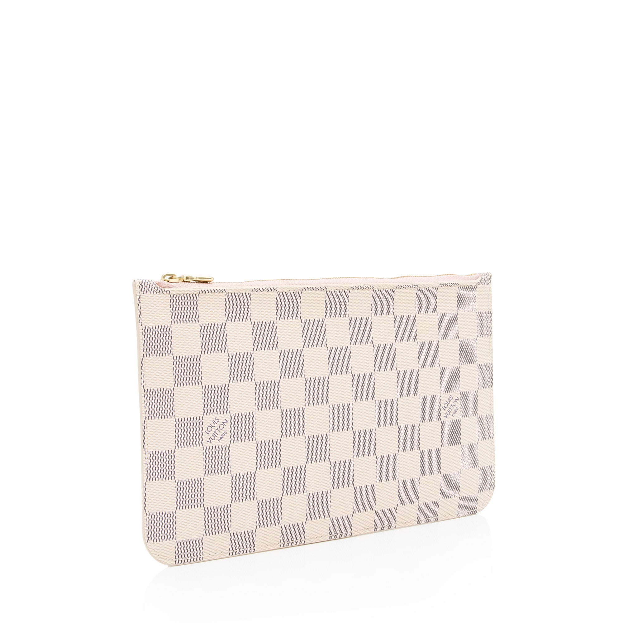 Louis Vuitton Damier Azur Neverfull MM Pochette (SHF-QxJx9Q)