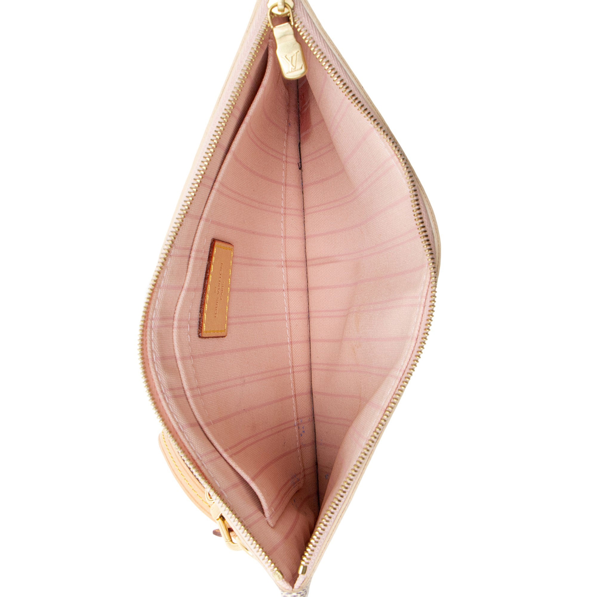 Louis Vuitton Damier Azur Neverfull MM Pochette