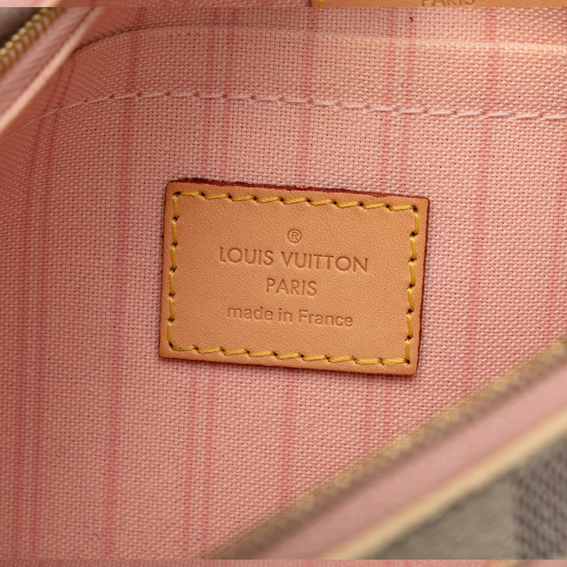 Louis Vuitton Damier Azur Neverfull MM Pouch (SHG-pnfWQ5)