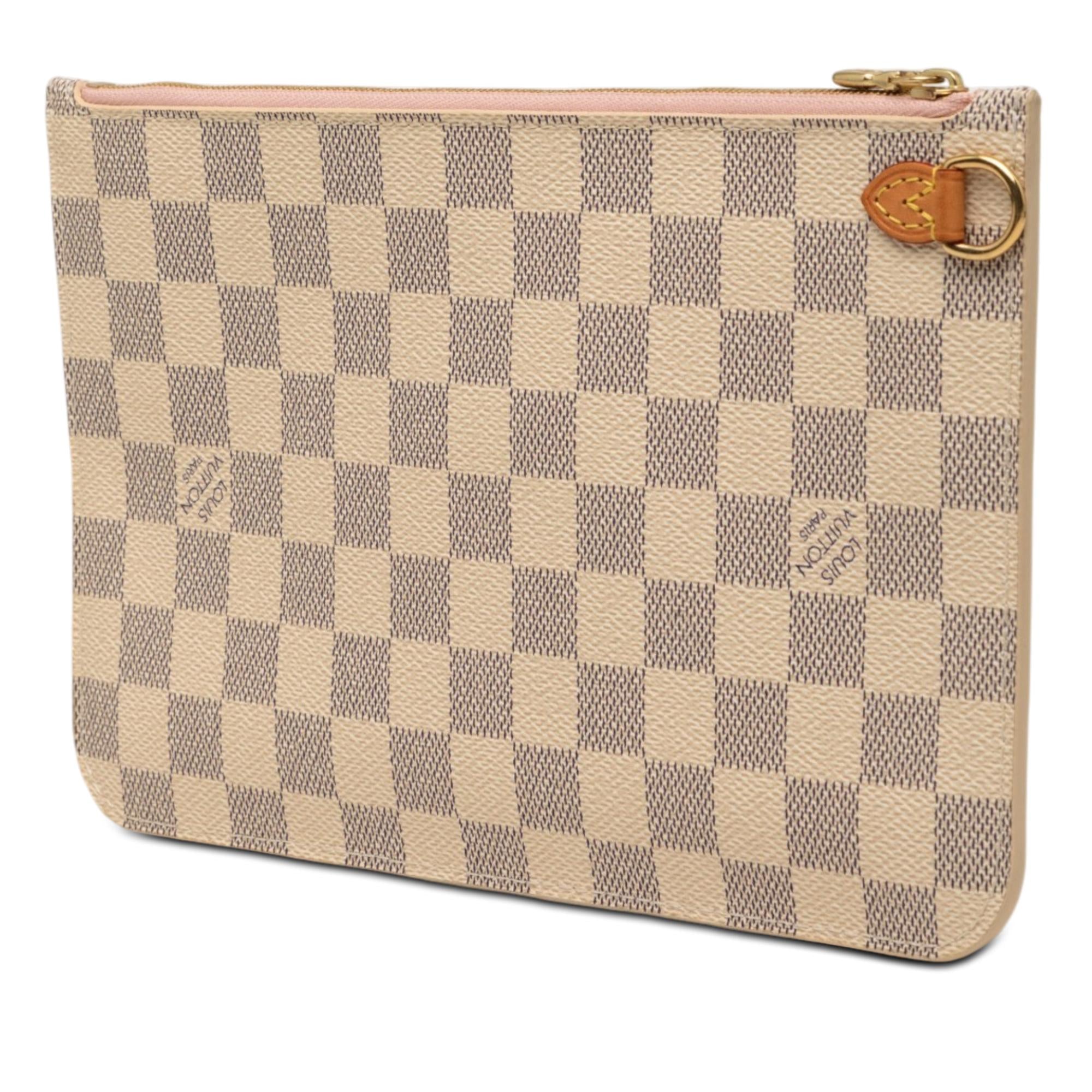 Louis Vuitton Damier Azur Neverfull MM Pouch