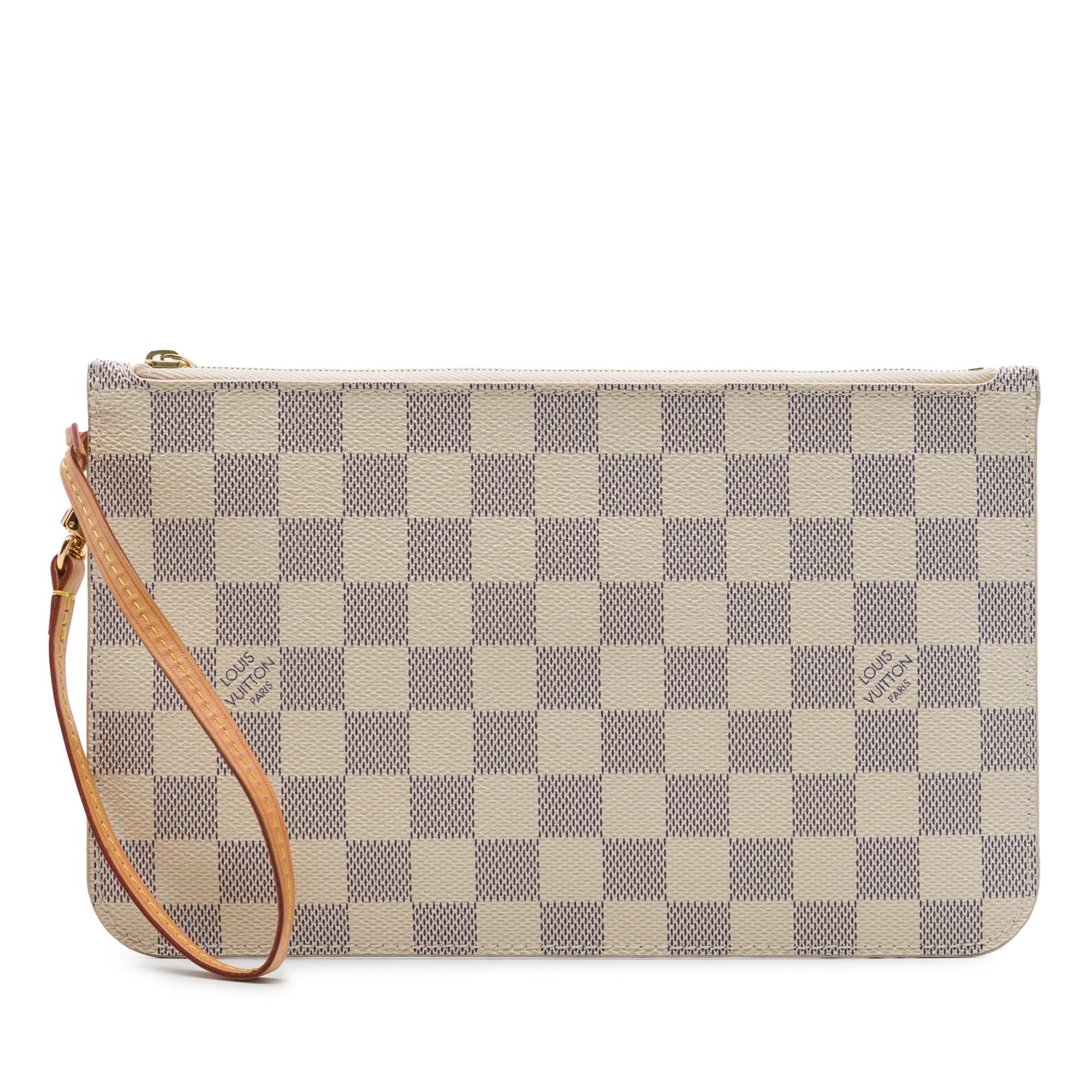 Louis Vuitton Damier Azur Neverfull MM Pouch