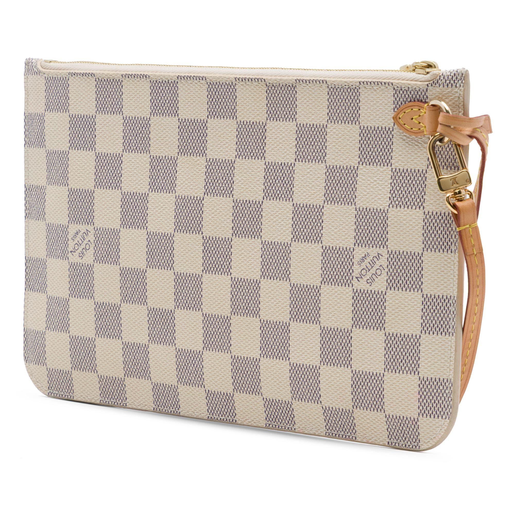 Louis Vuitton Damier Azur Neverfull MM Pouch