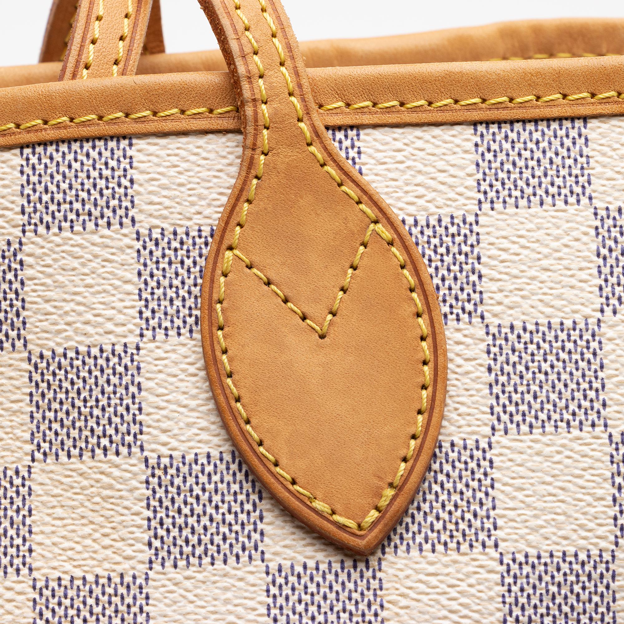 Louis Vuitton Damier Azur Neverfull MM Tote (SHF-wZhA3t)
