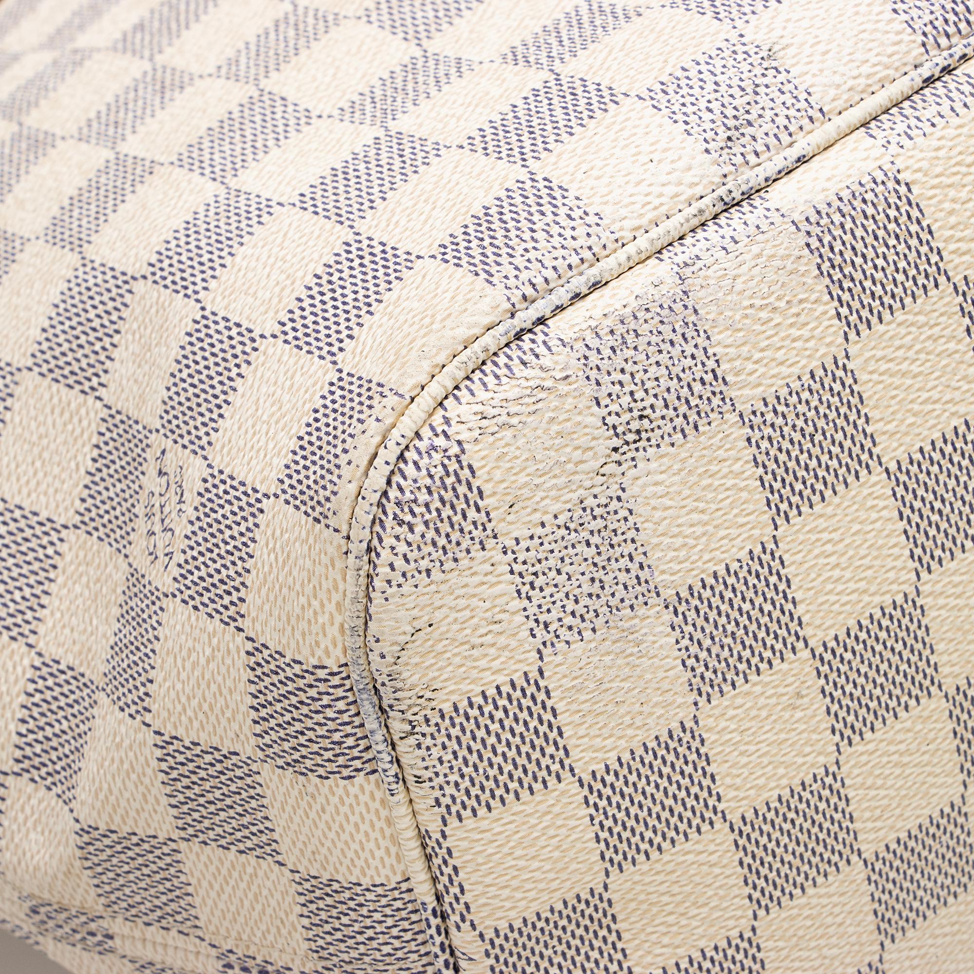Louis Vuitton Damier Azur Neverfull MM Tote (SHF-bsFsnX)